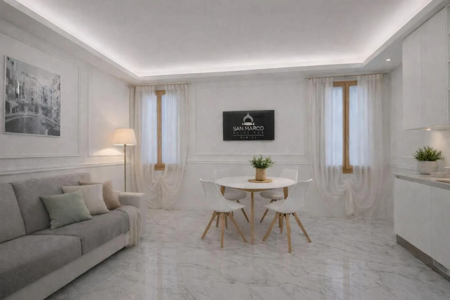 Living room in San Marco Suite 755