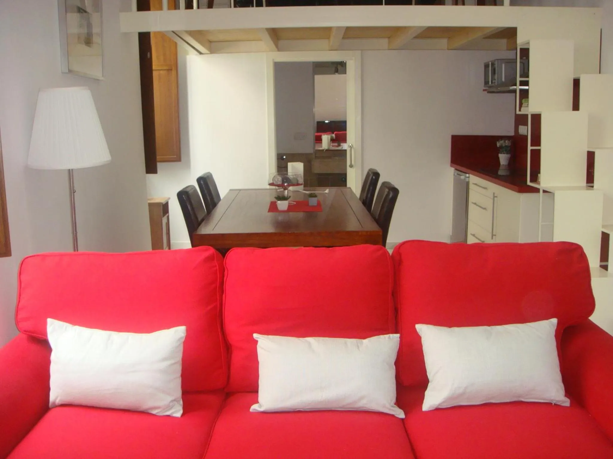 Seating area in Life Apartments Quintana