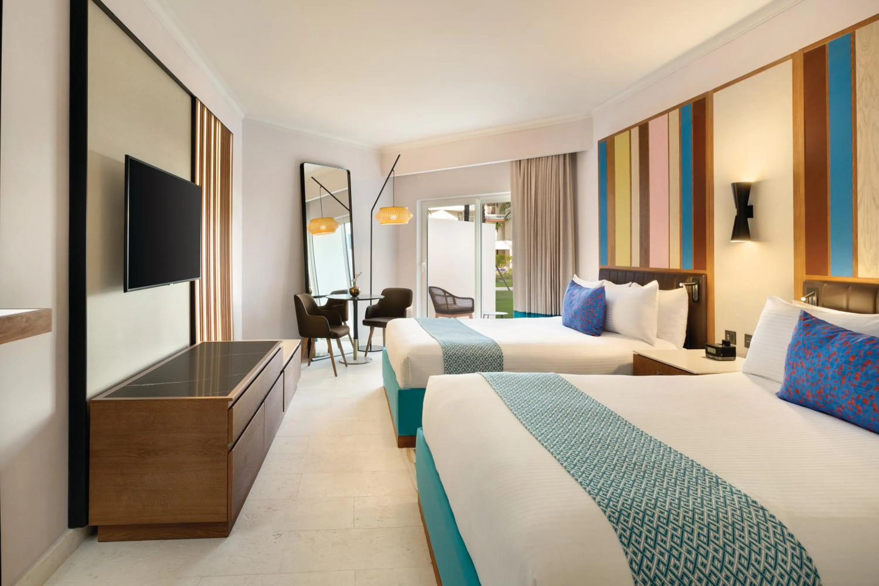 Deluxe Garden View Two Queens - single occupancy in Hilton La Romana All- Inclusive Adult Resort