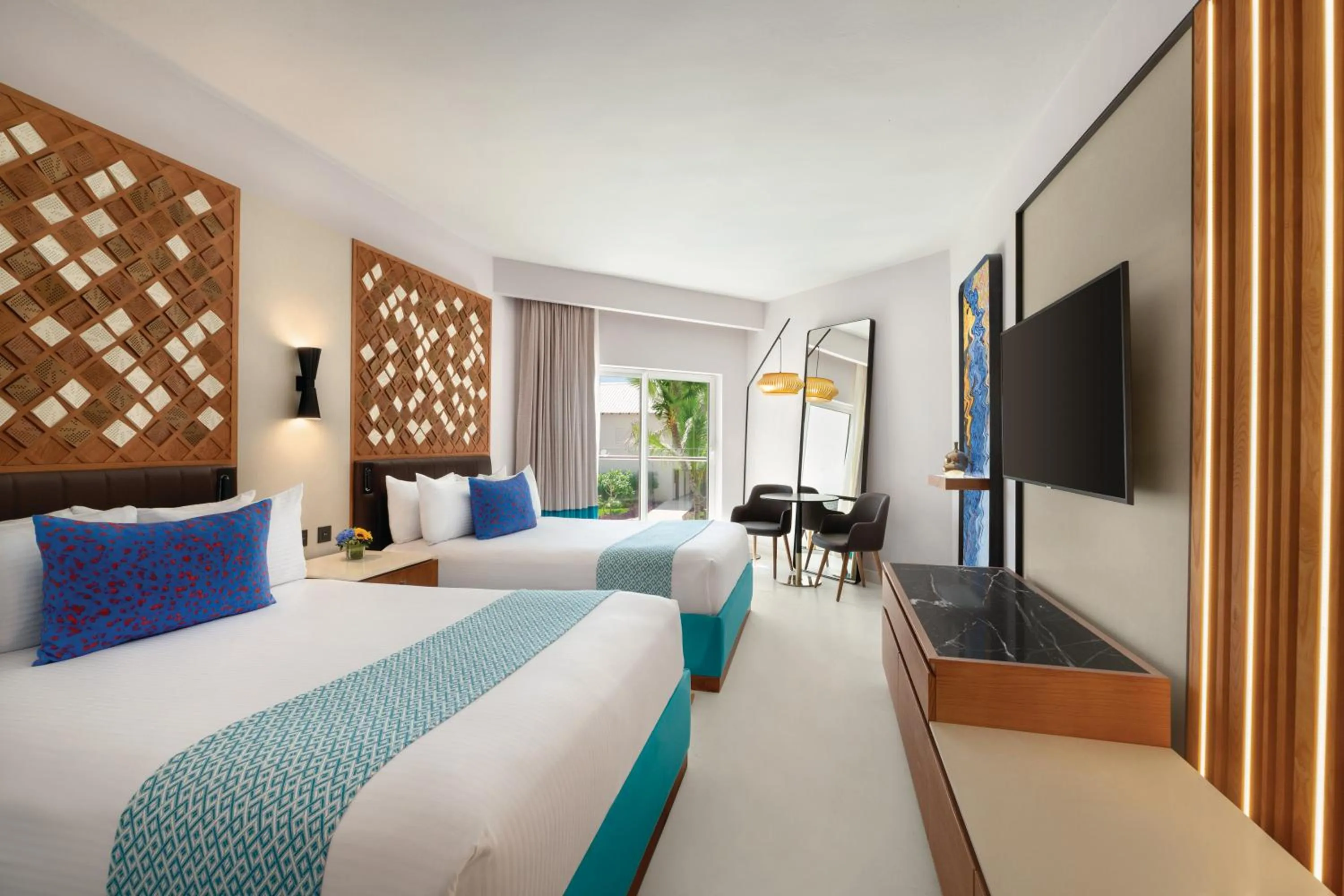 Enclave Partial Ocean View - single occupancy - 2 Queens in Hilton La Romana All- Inclusive Adult Resort