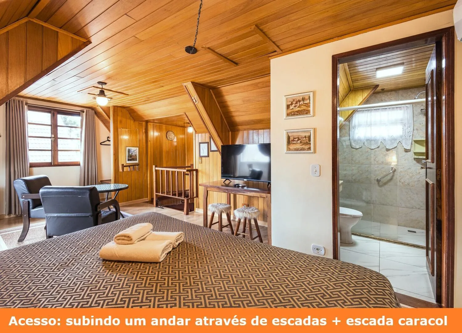 Bedroom in Kaliman Pousada Campos do Jordão