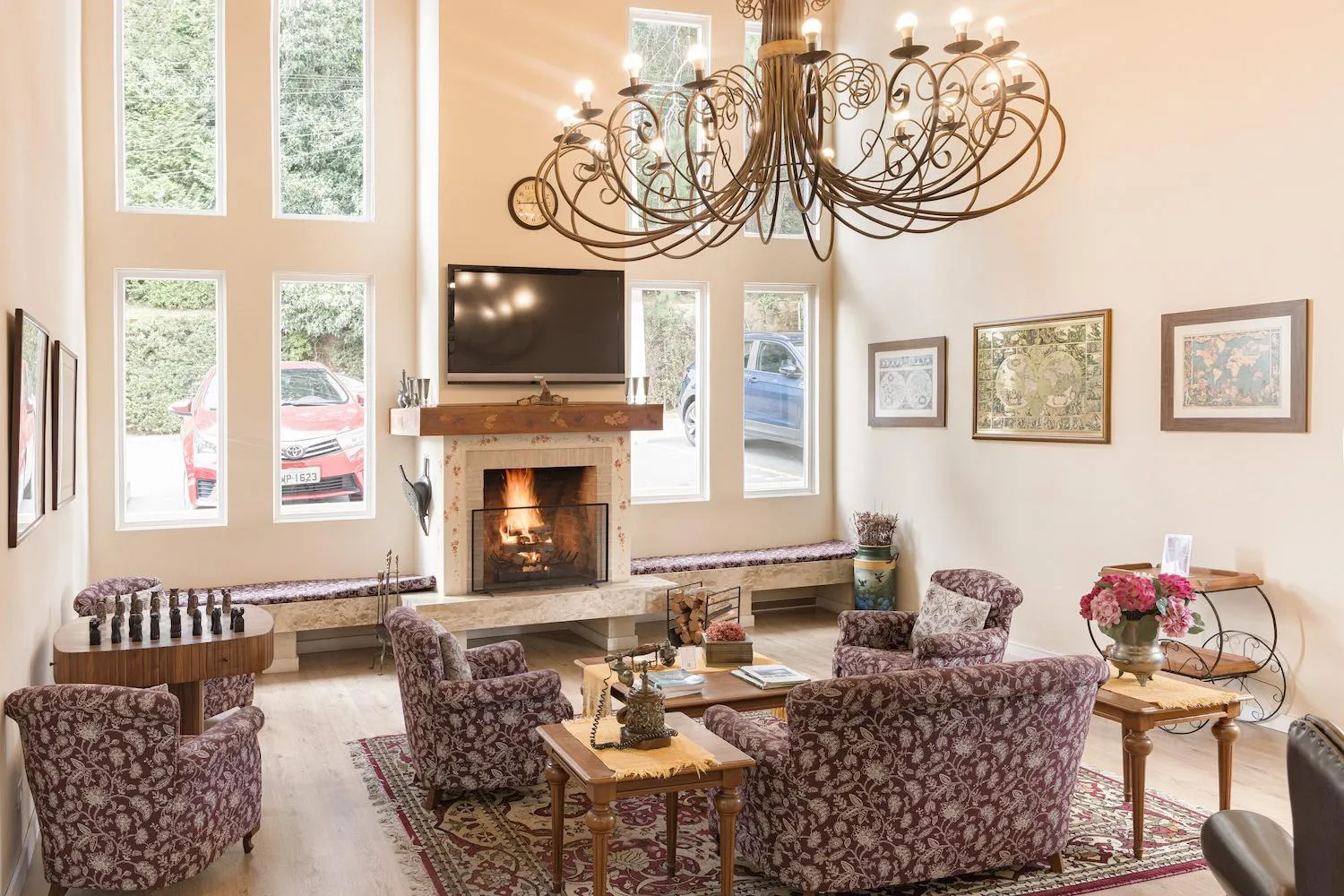 Lobby or reception in Kaliman Pousada Campos do Jordão