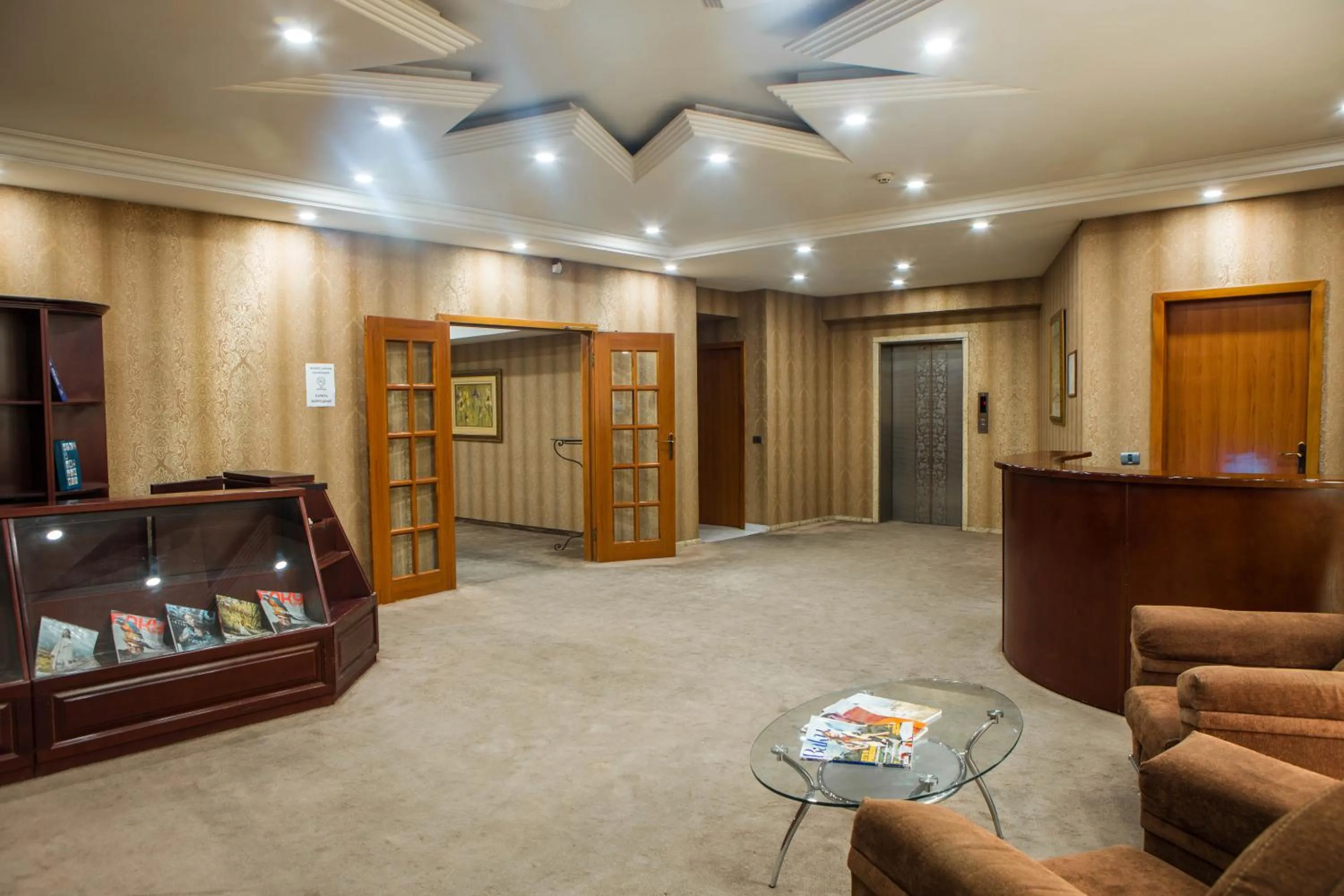 Lobby or reception in Abu Arena Hall