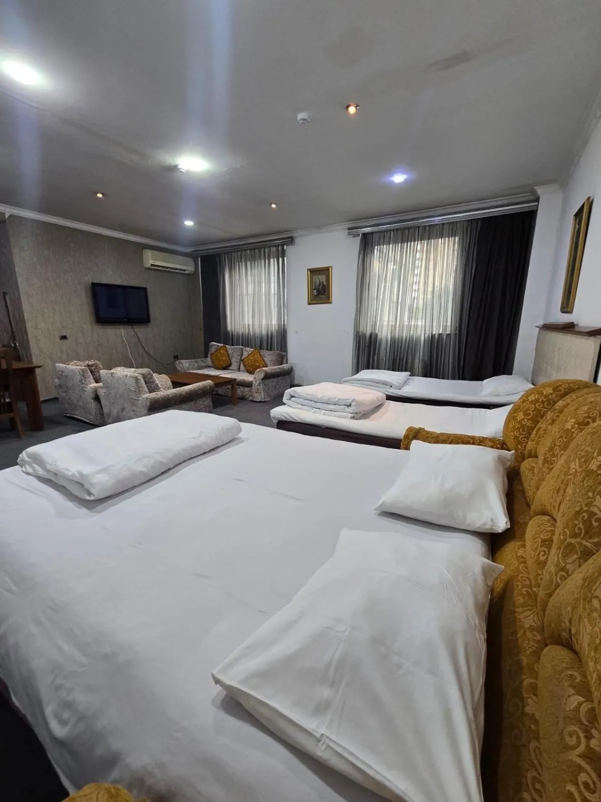 Bed in Abu Arena Hall