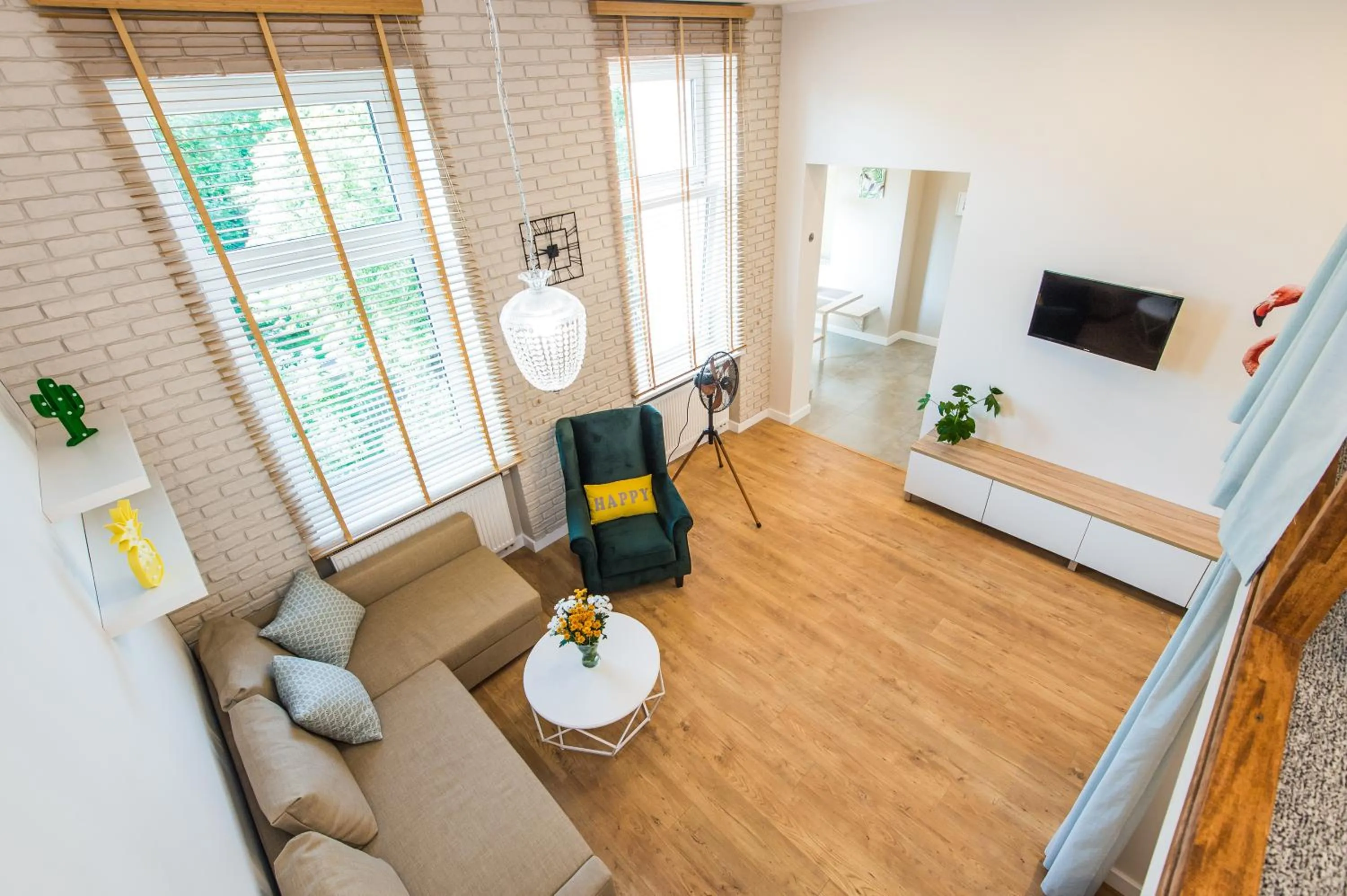 Living room in Bliss Apartments