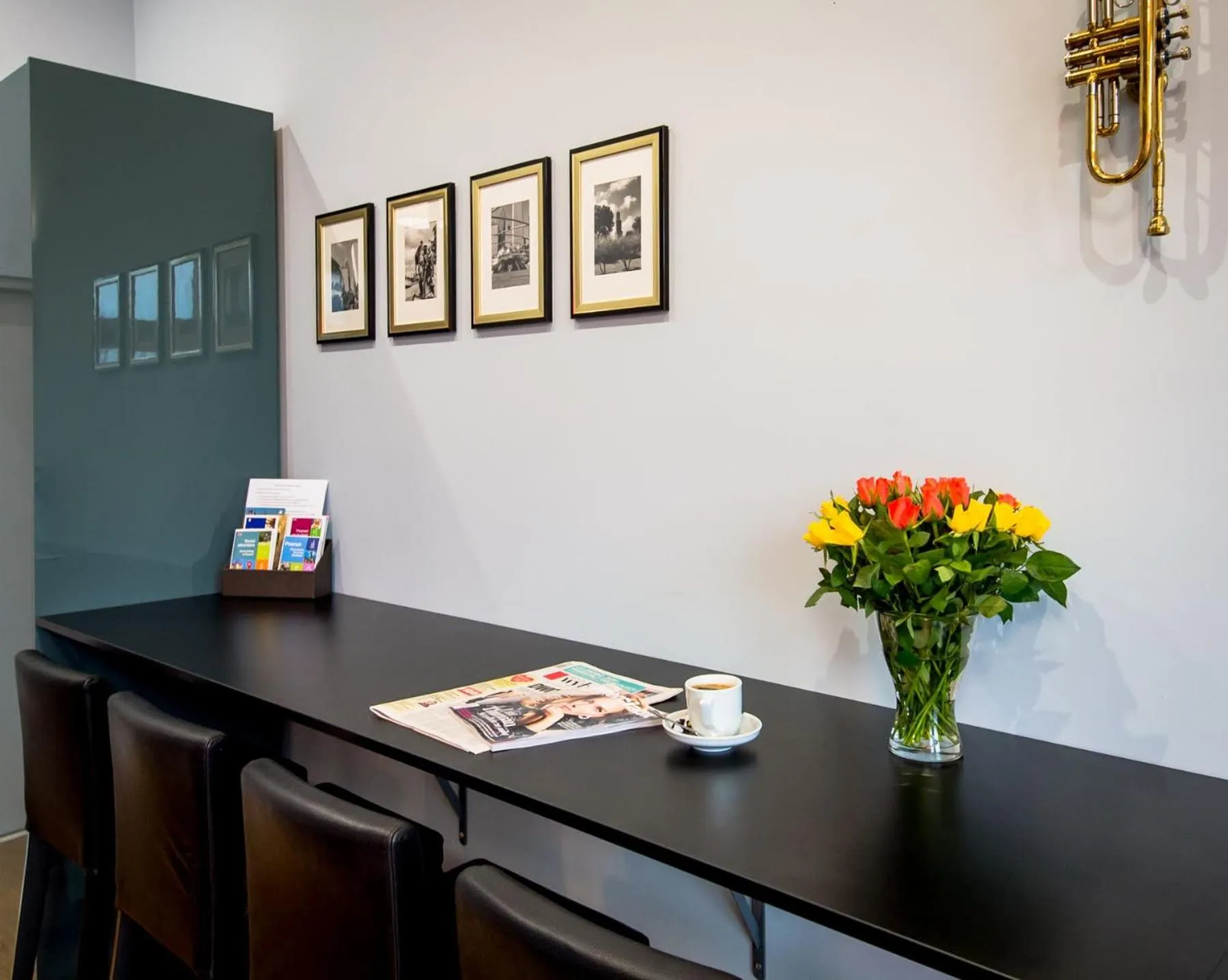 Dining area in Bliss Apartments