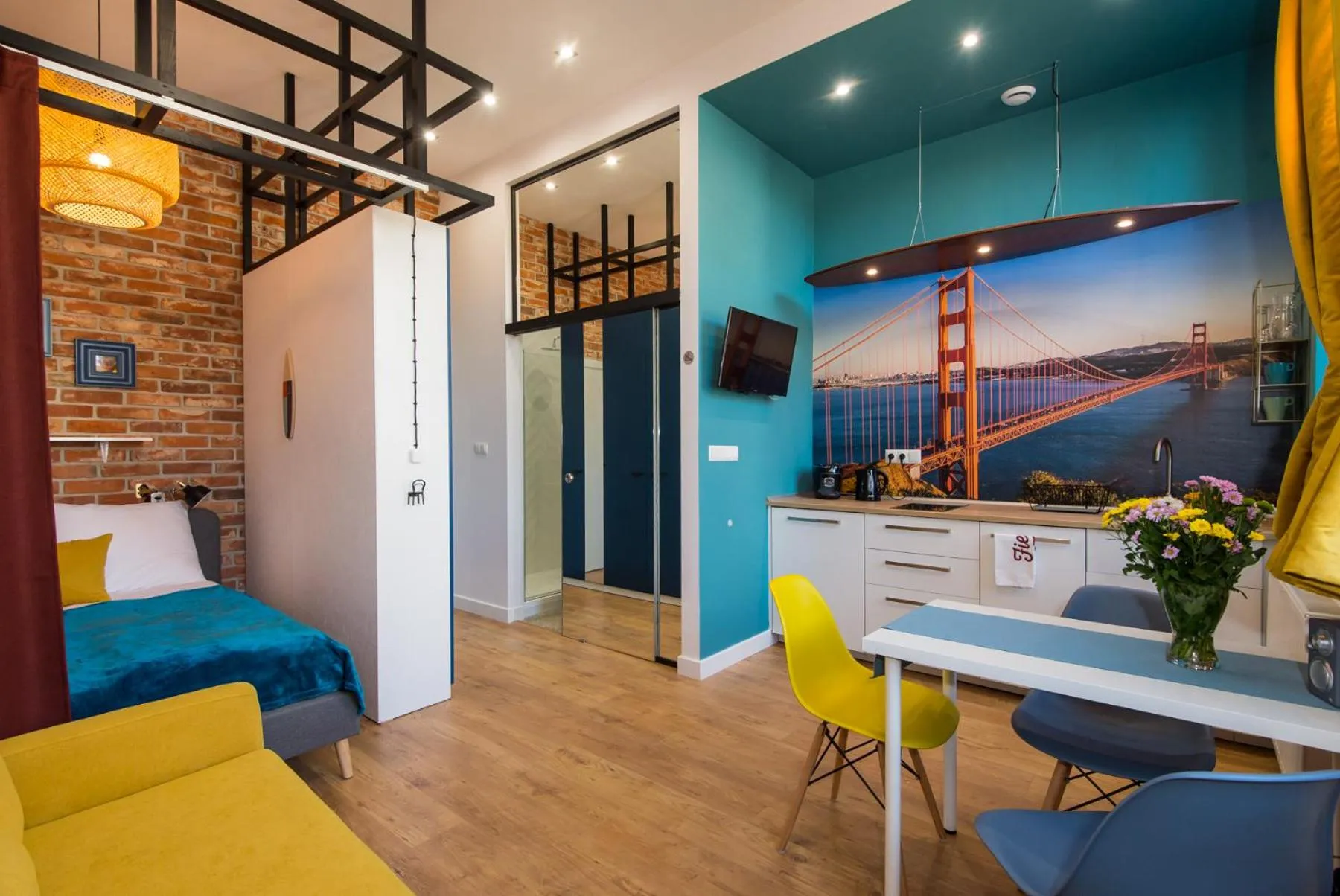 Kitchen or kitchenette in Bliss Apartments