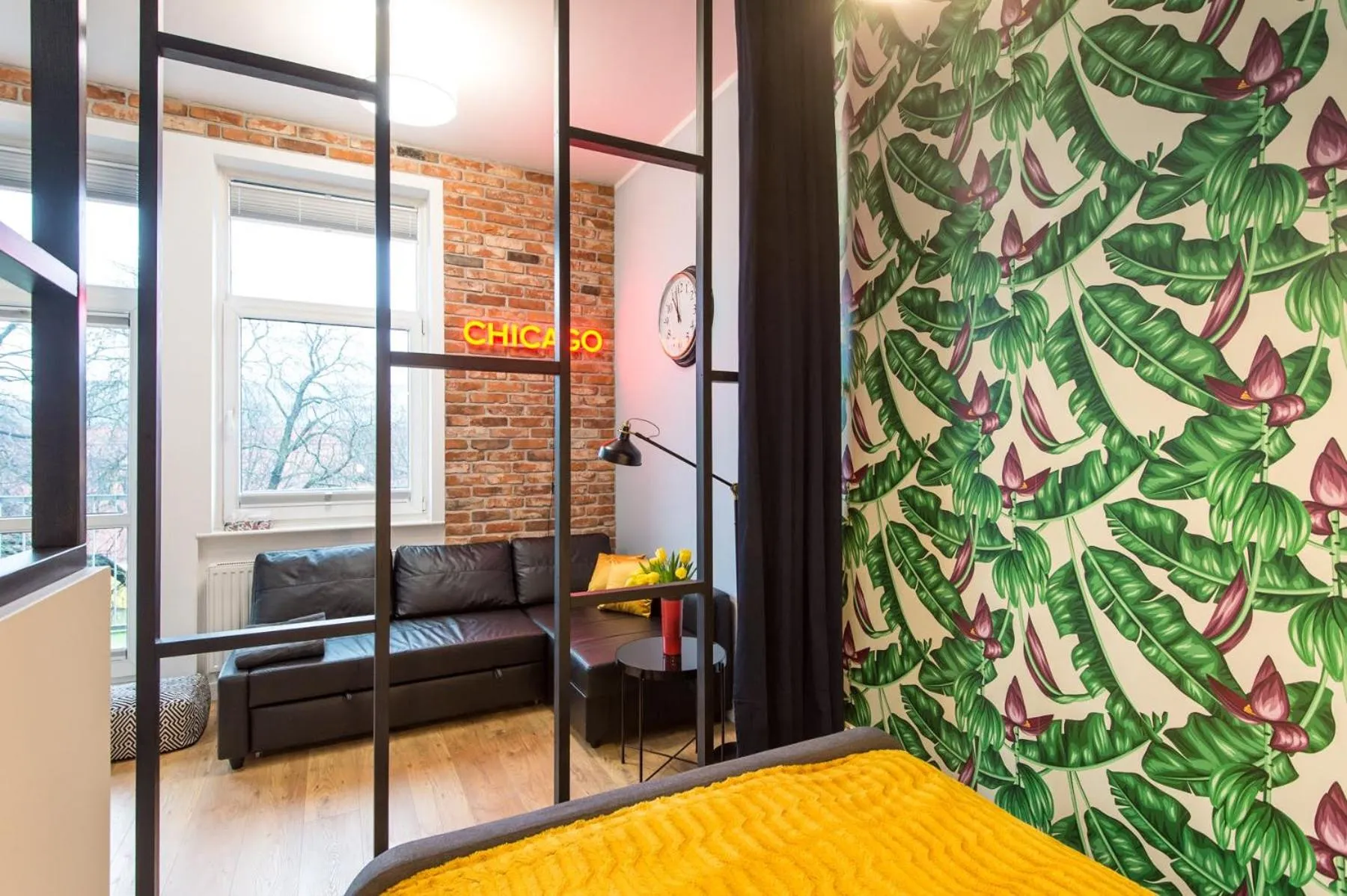 Seating area in Bliss Apartments