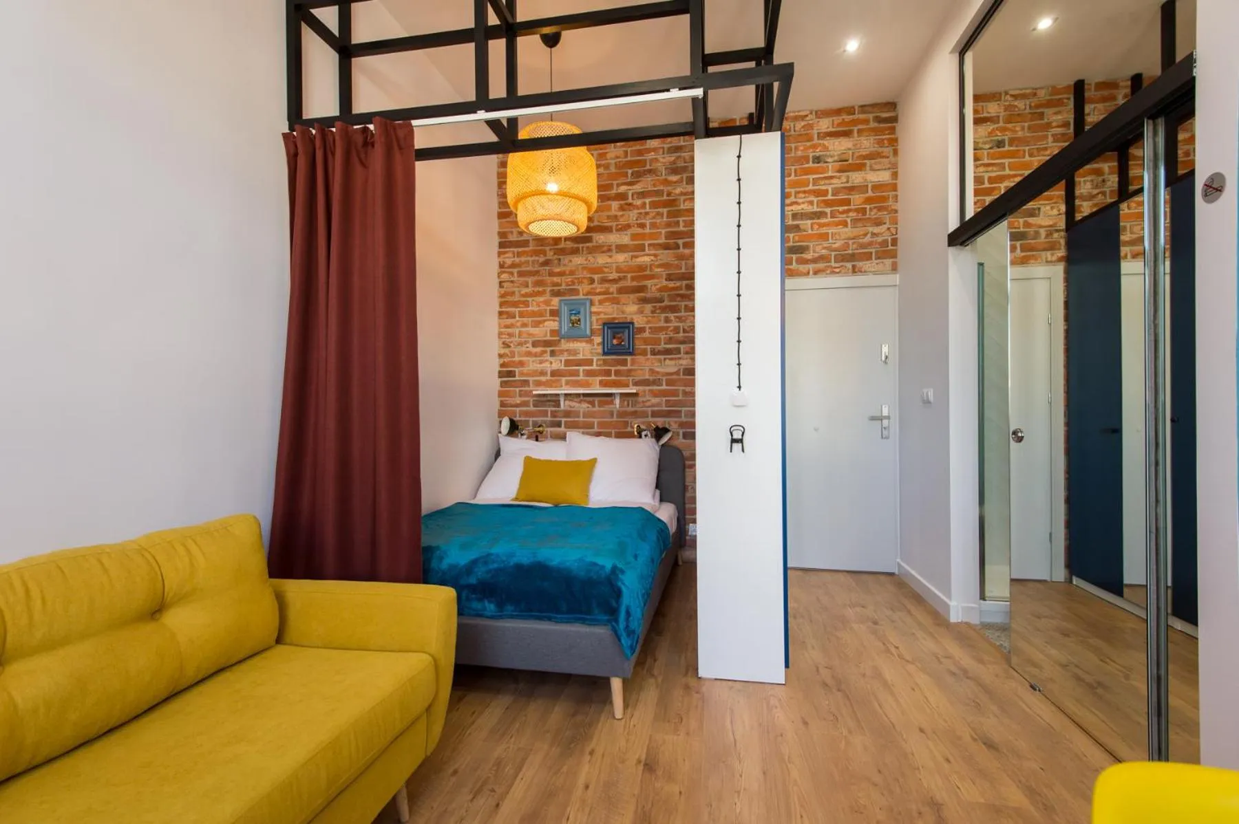 Bed in Bliss Apartments