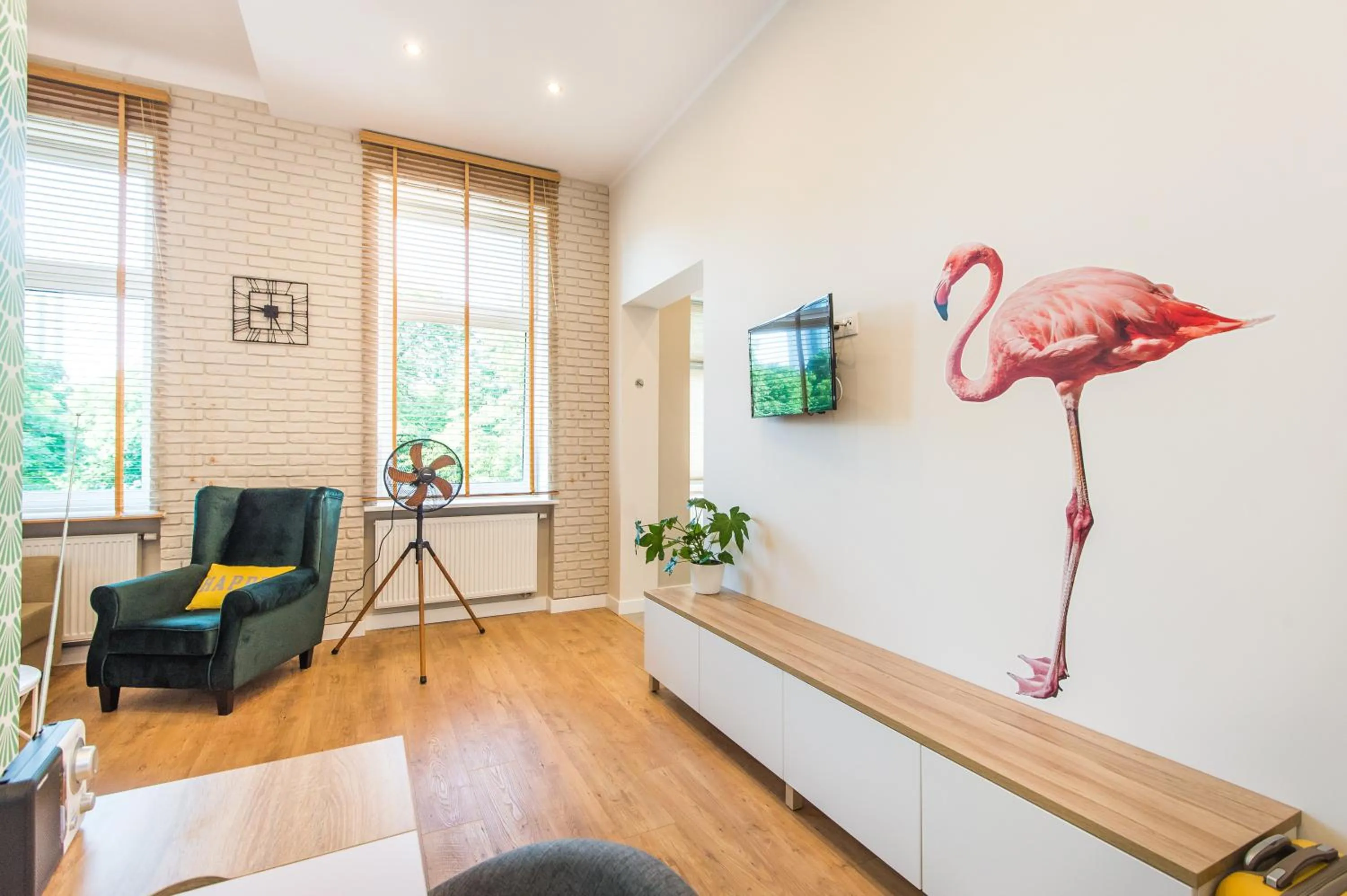 Living room in Bliss Apartments