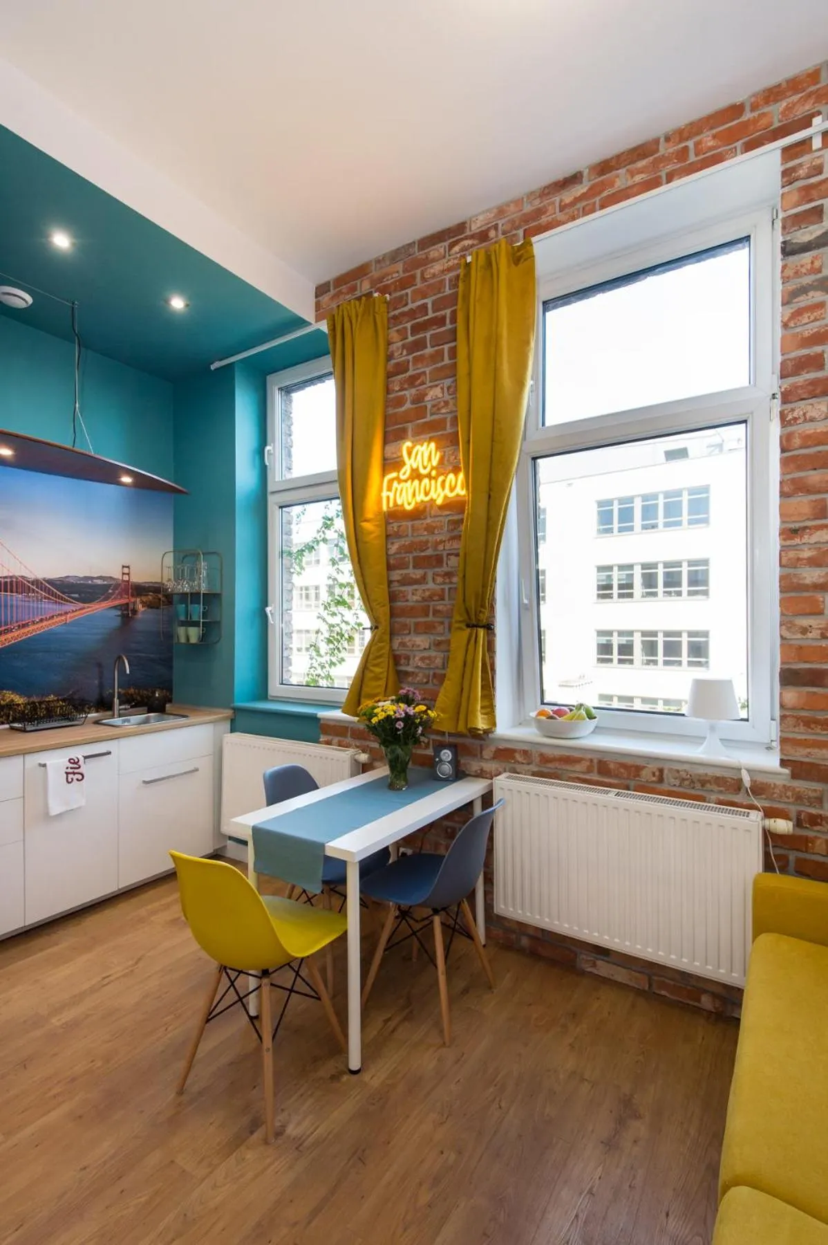 Kitchen or kitchenette in Bliss Apartments