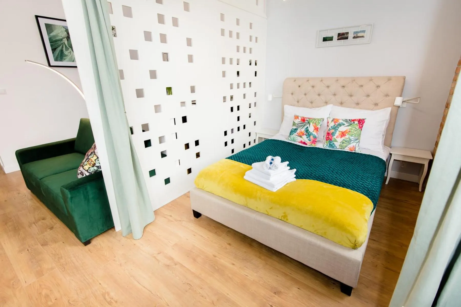 Bed in Bliss Apartments