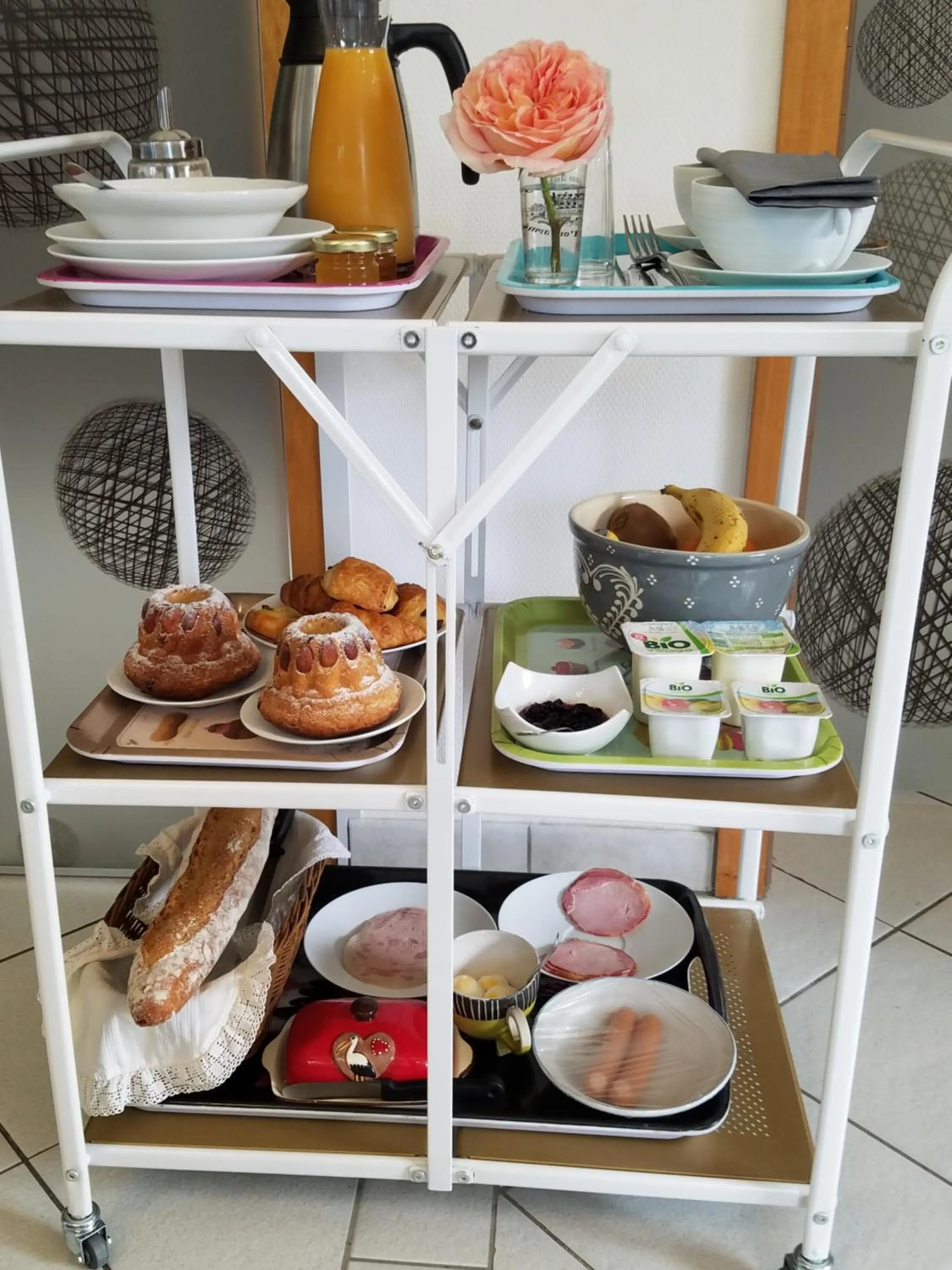 Breakfast in Les mésanges de l'Ill