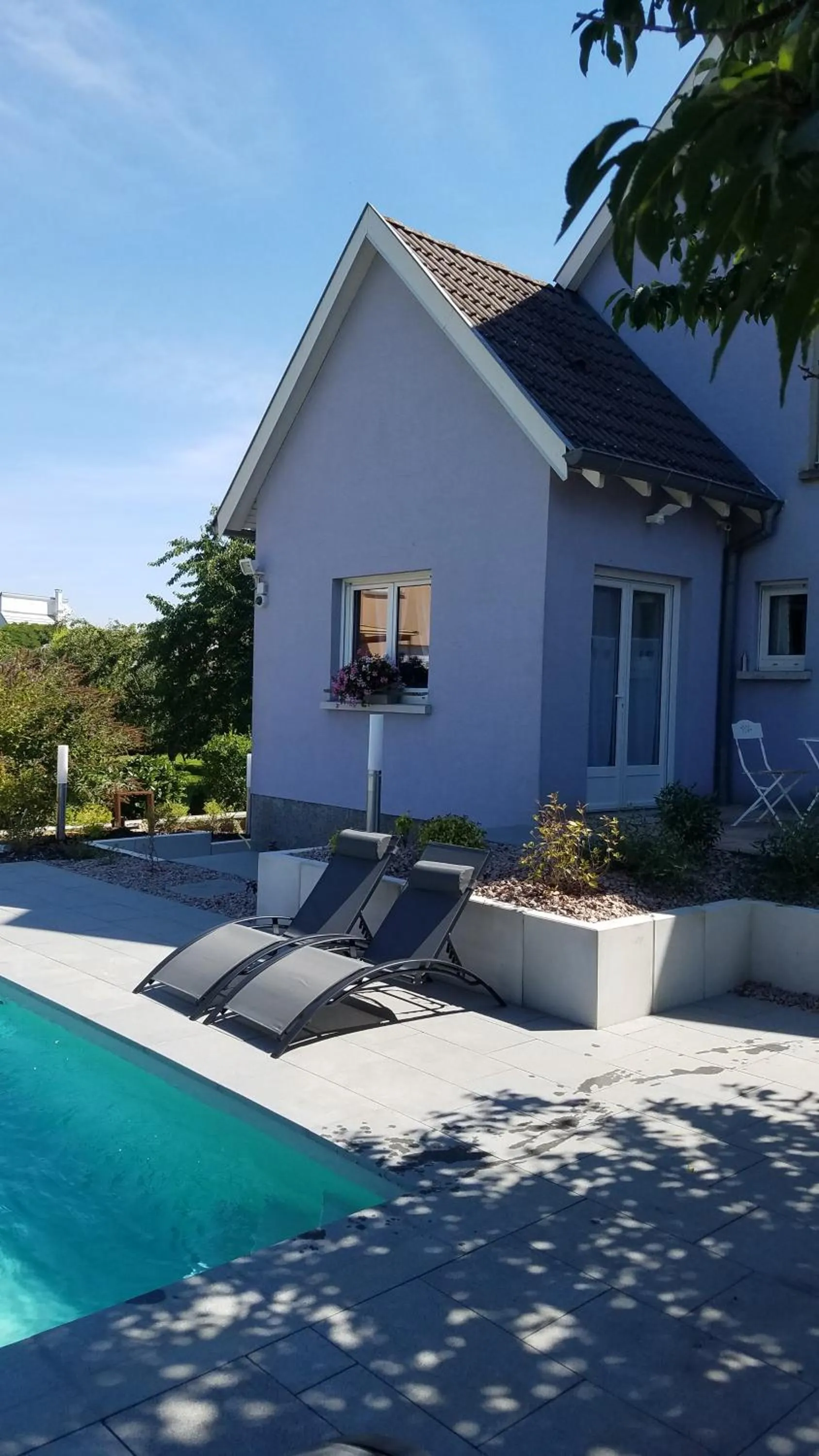 Swimming pool in Les mésanges de l'Ill