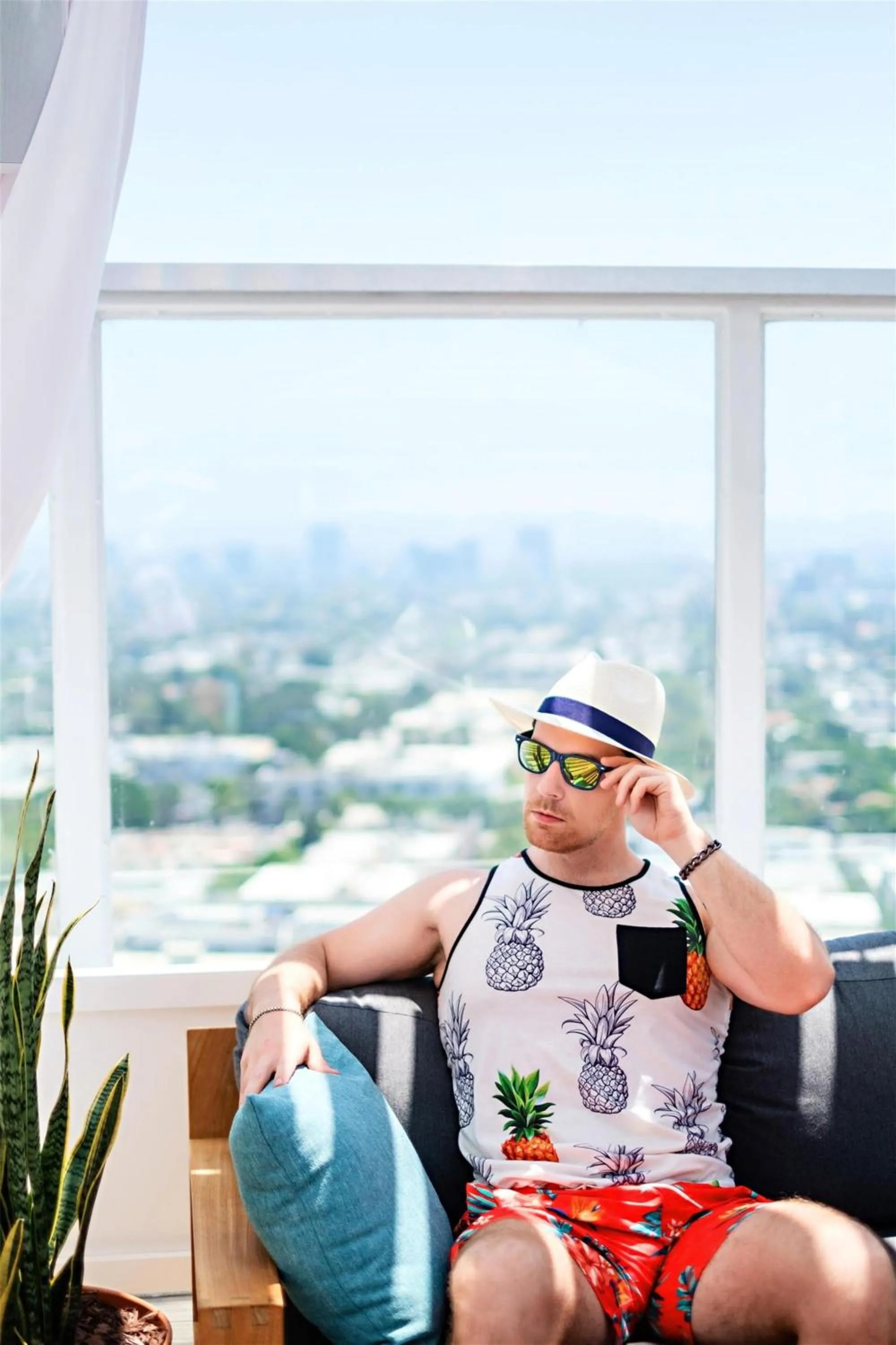 Swimming pool in Andaz West Hollywood, By Hyatt