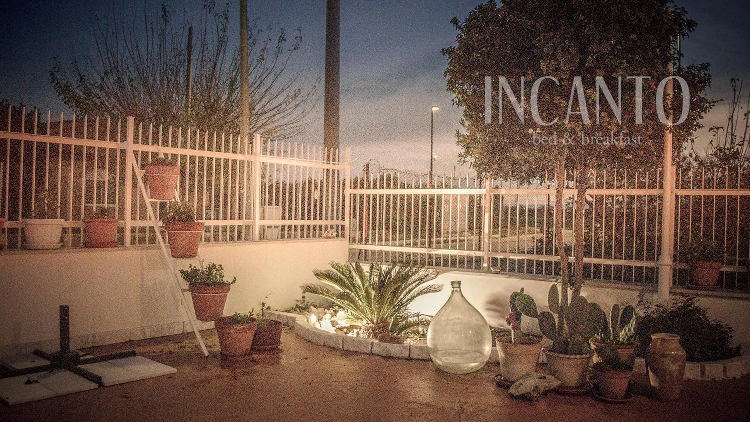 Garden view in Incanto b&b