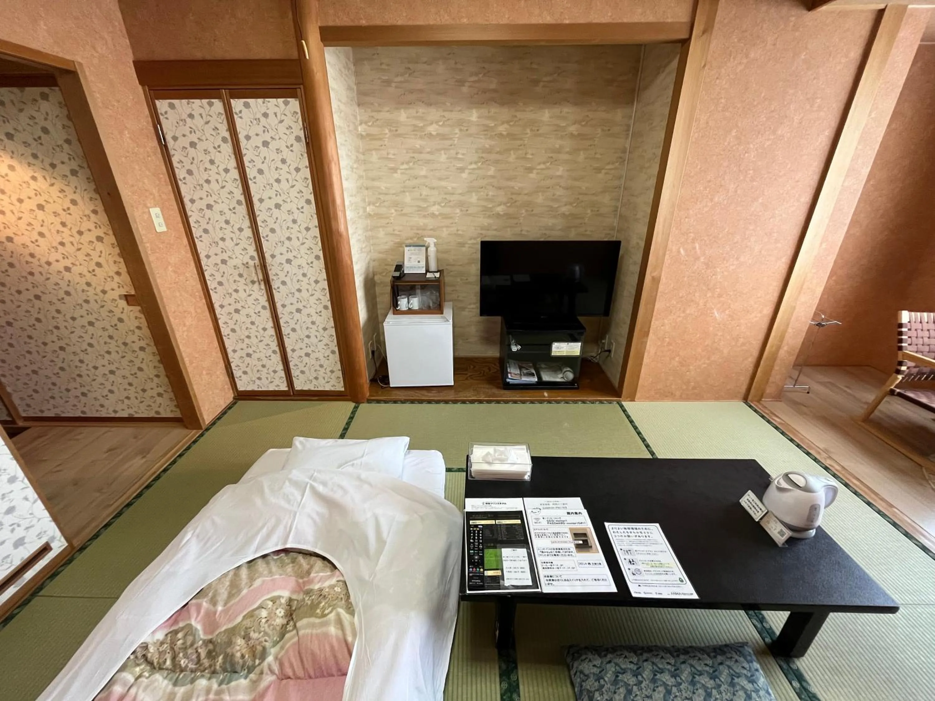 TV and multimedia, Bed in Monbetsu Prince Hotel