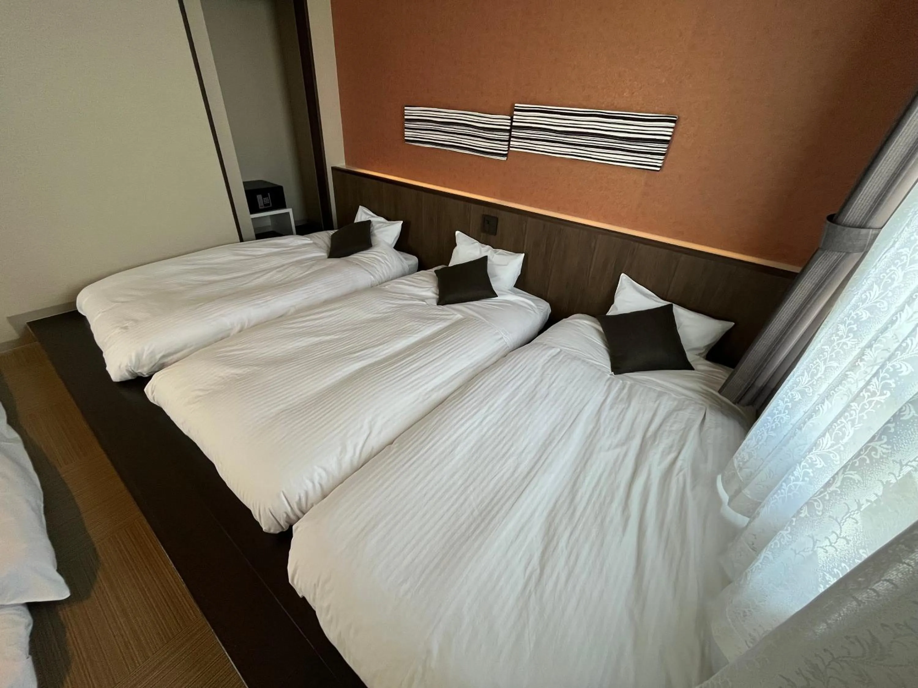 Bedroom, Bed in Monbetsu Prince Hotel