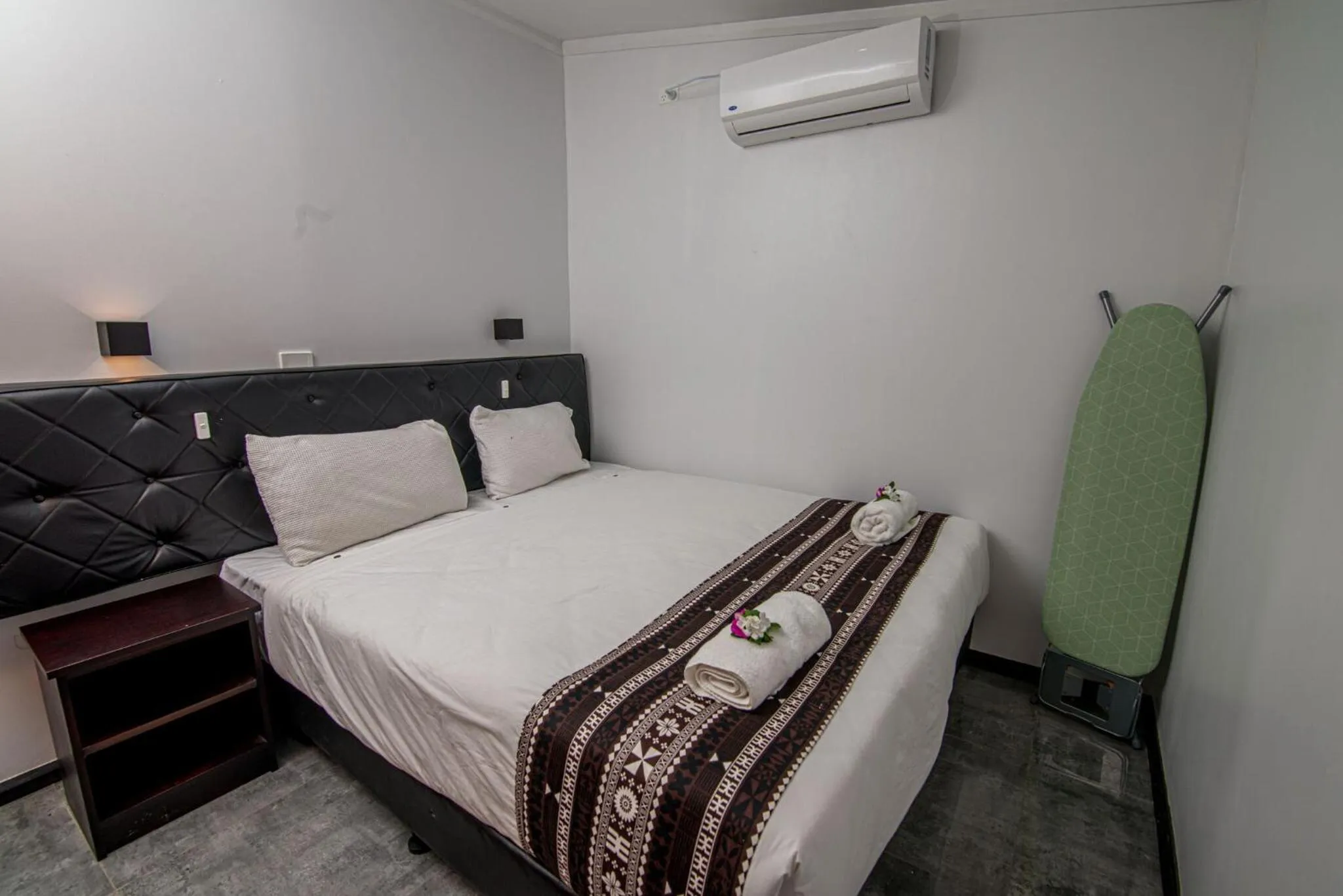 Bed in Dua Dua Beach Resort