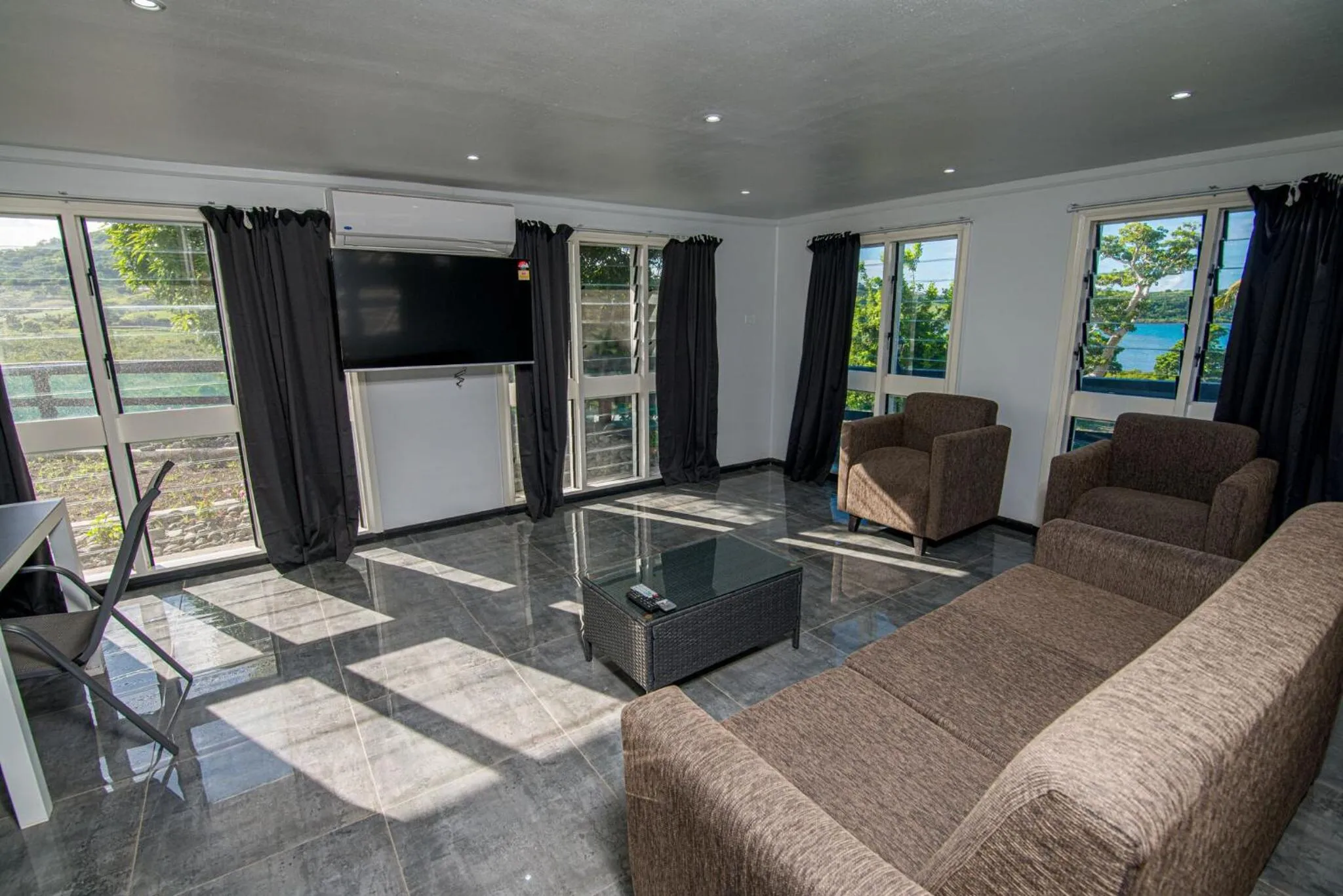 Living room in Dua Dua Beach Resort