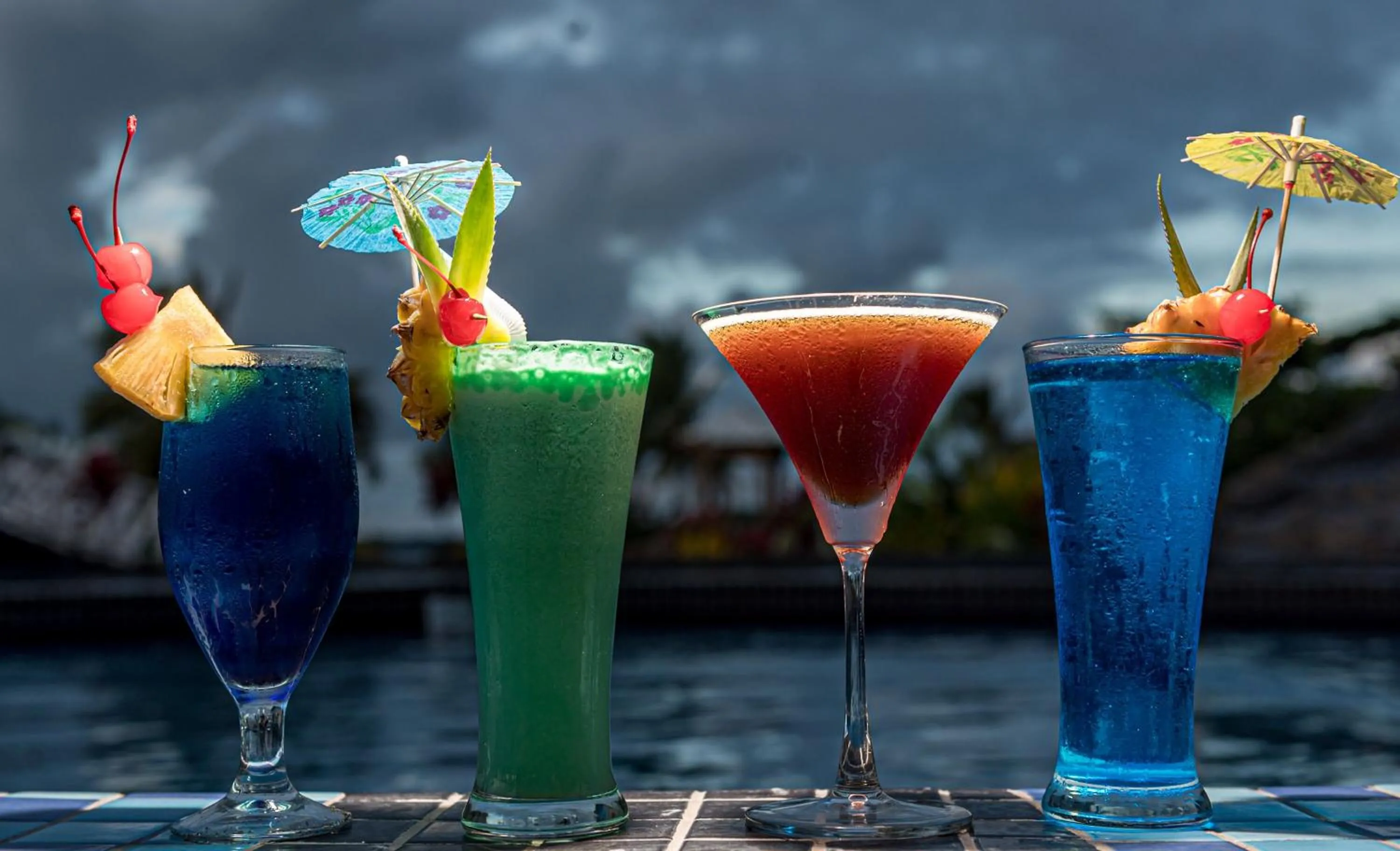 Drinks in Dua Dua Beach Resort