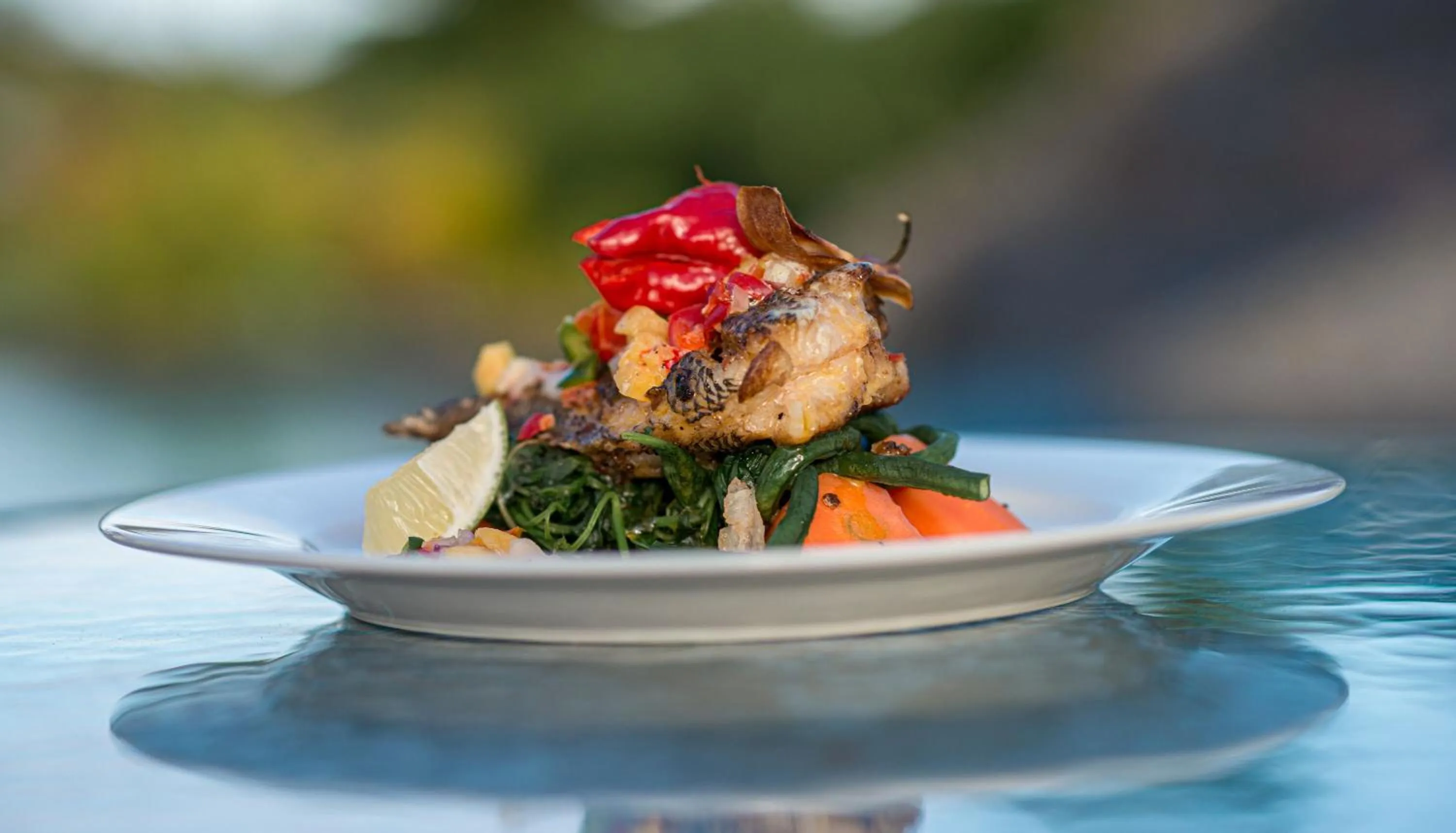 Food in Dua Dua Beach Resort