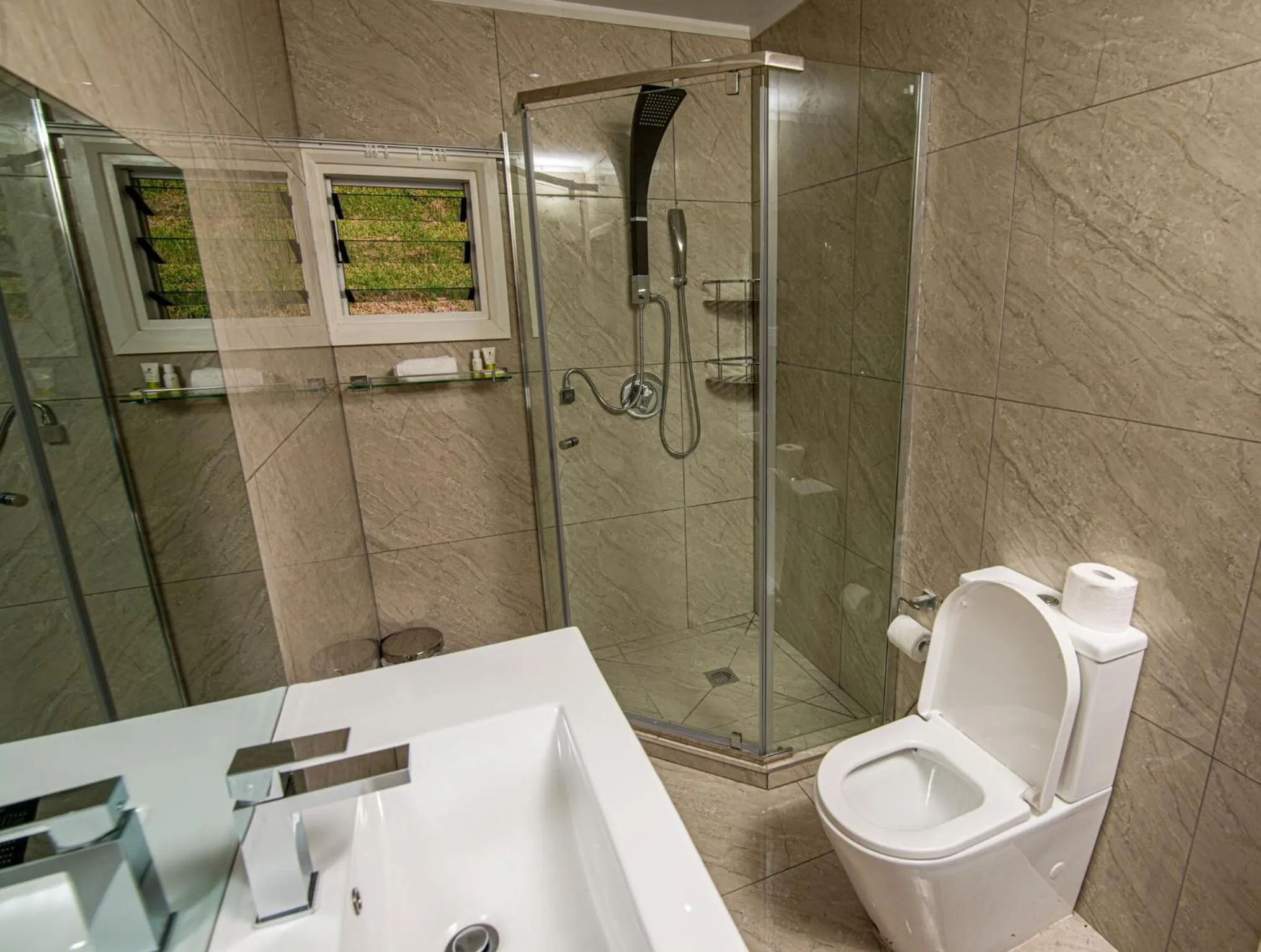 Shower in Dua Dua Beach Resort