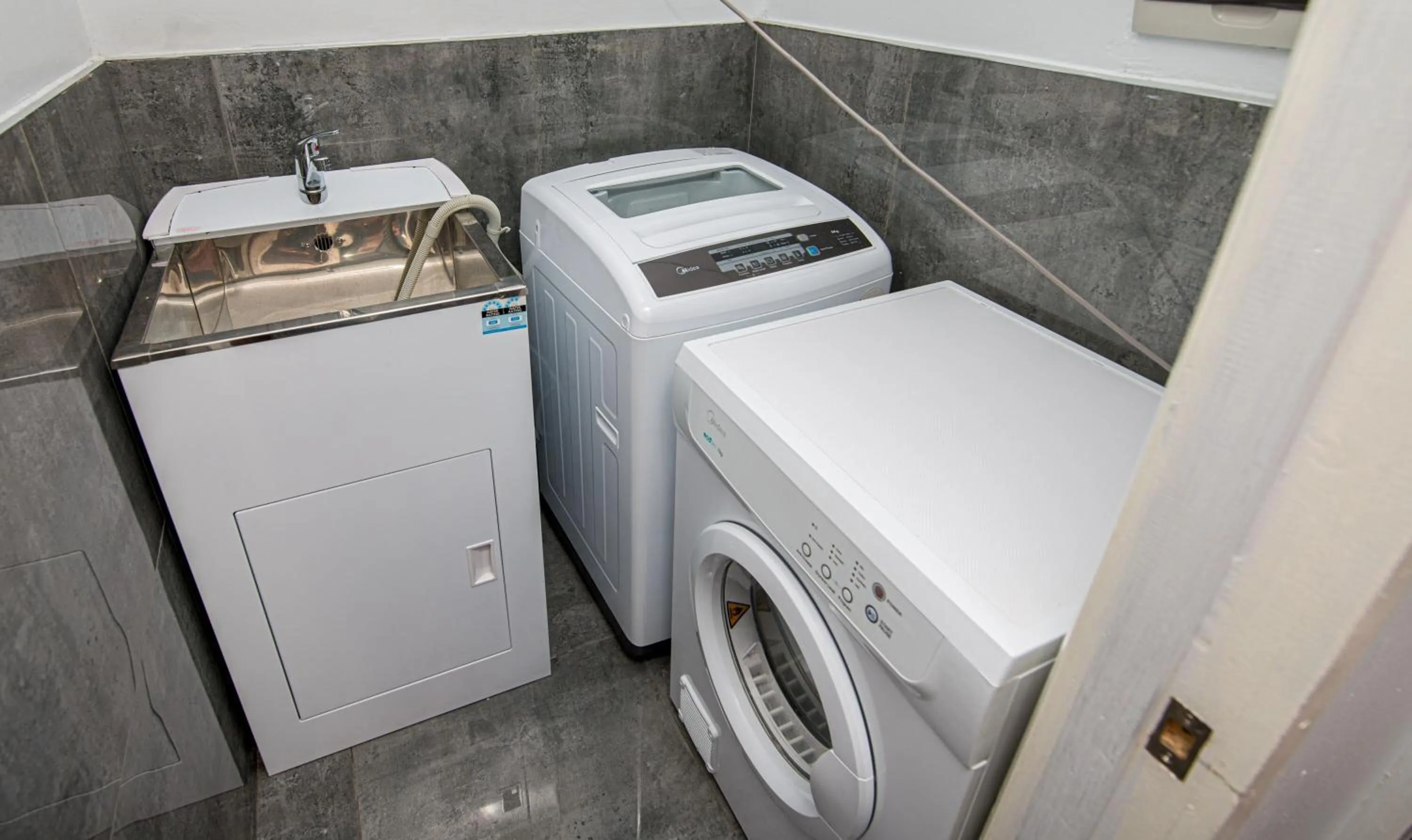 washing machine in Dua Dua Beach Resort