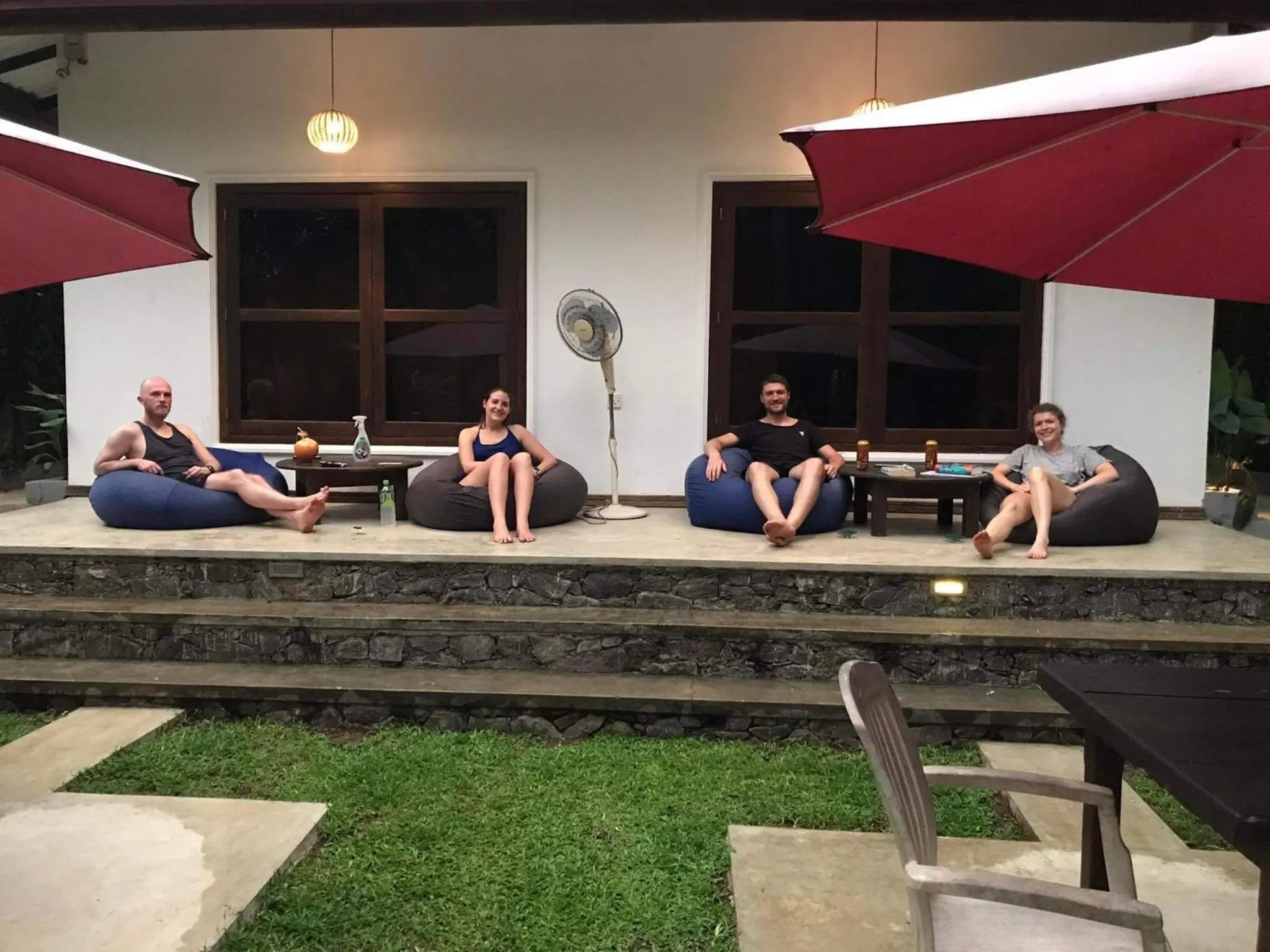 People in Luaya Beach