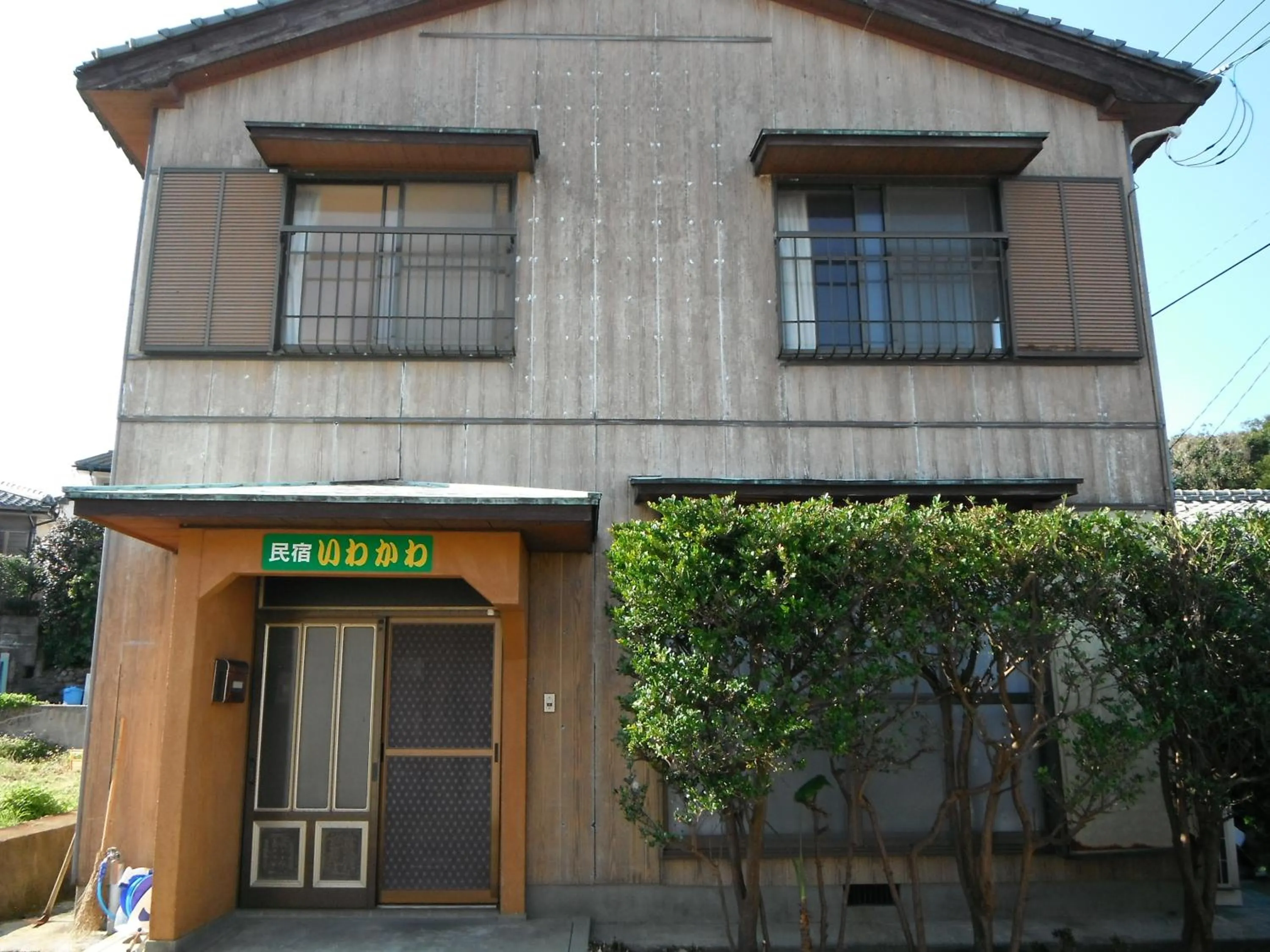Facade/entrance in Minshuku Iwakawa