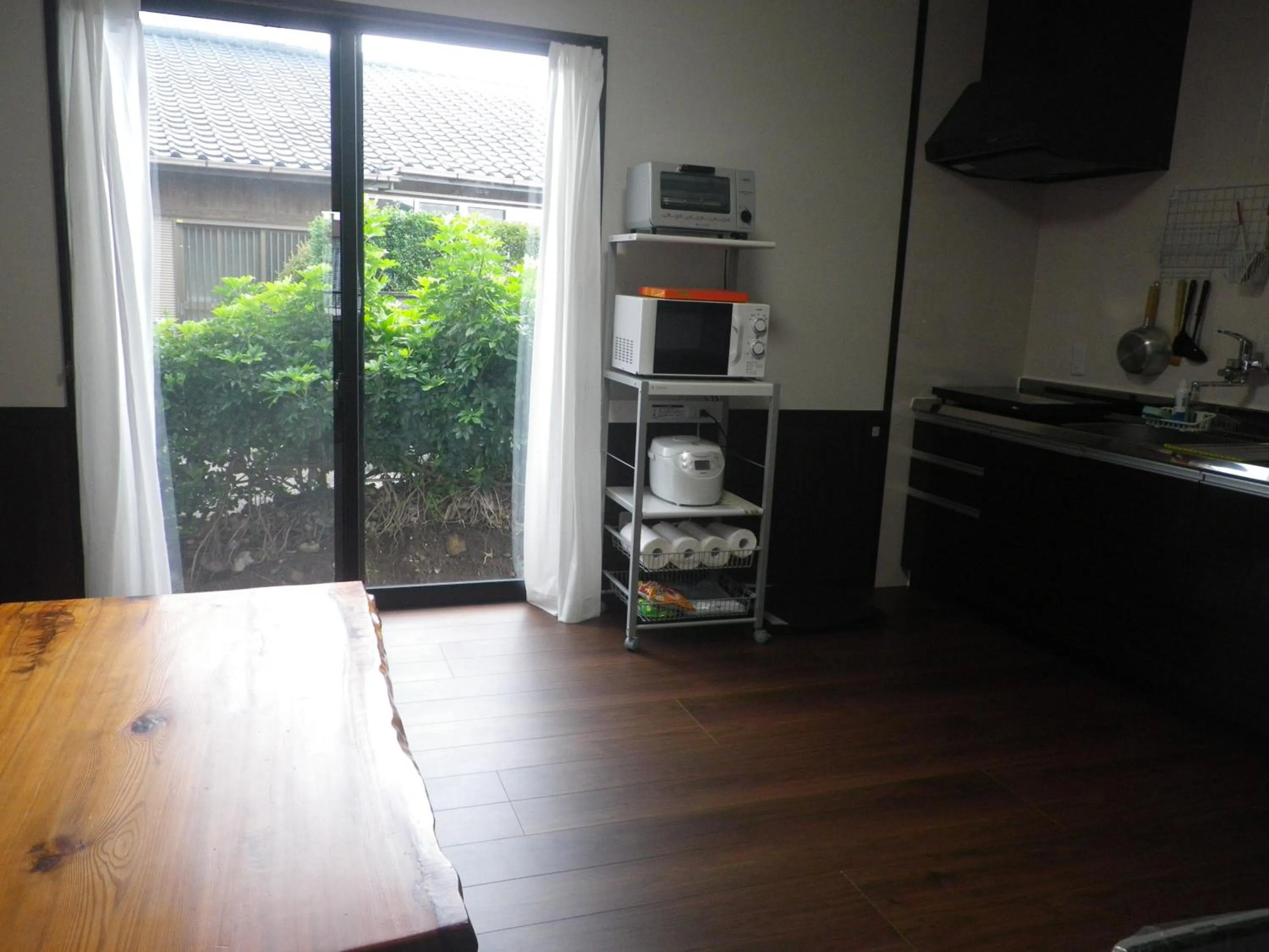 Communal kitchen in Minshuku Iwakawa
