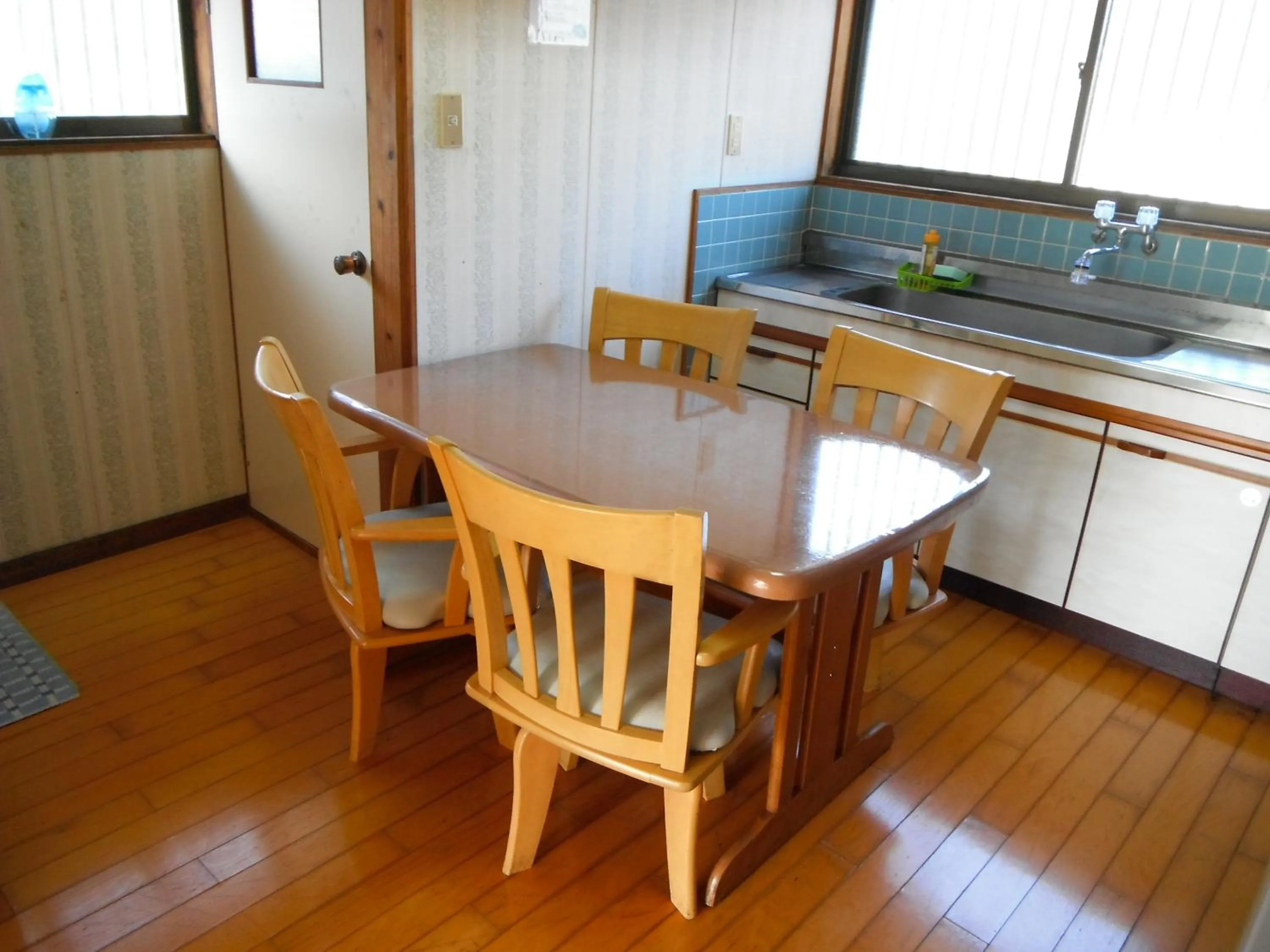 Communal kitchen in Minshuku Iwakawa