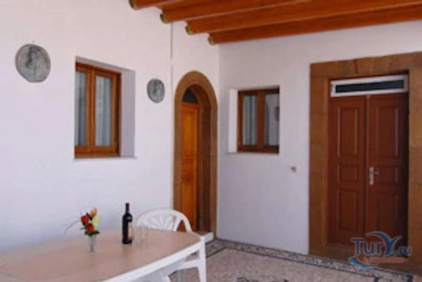 Garden view in Villa Koki Studios