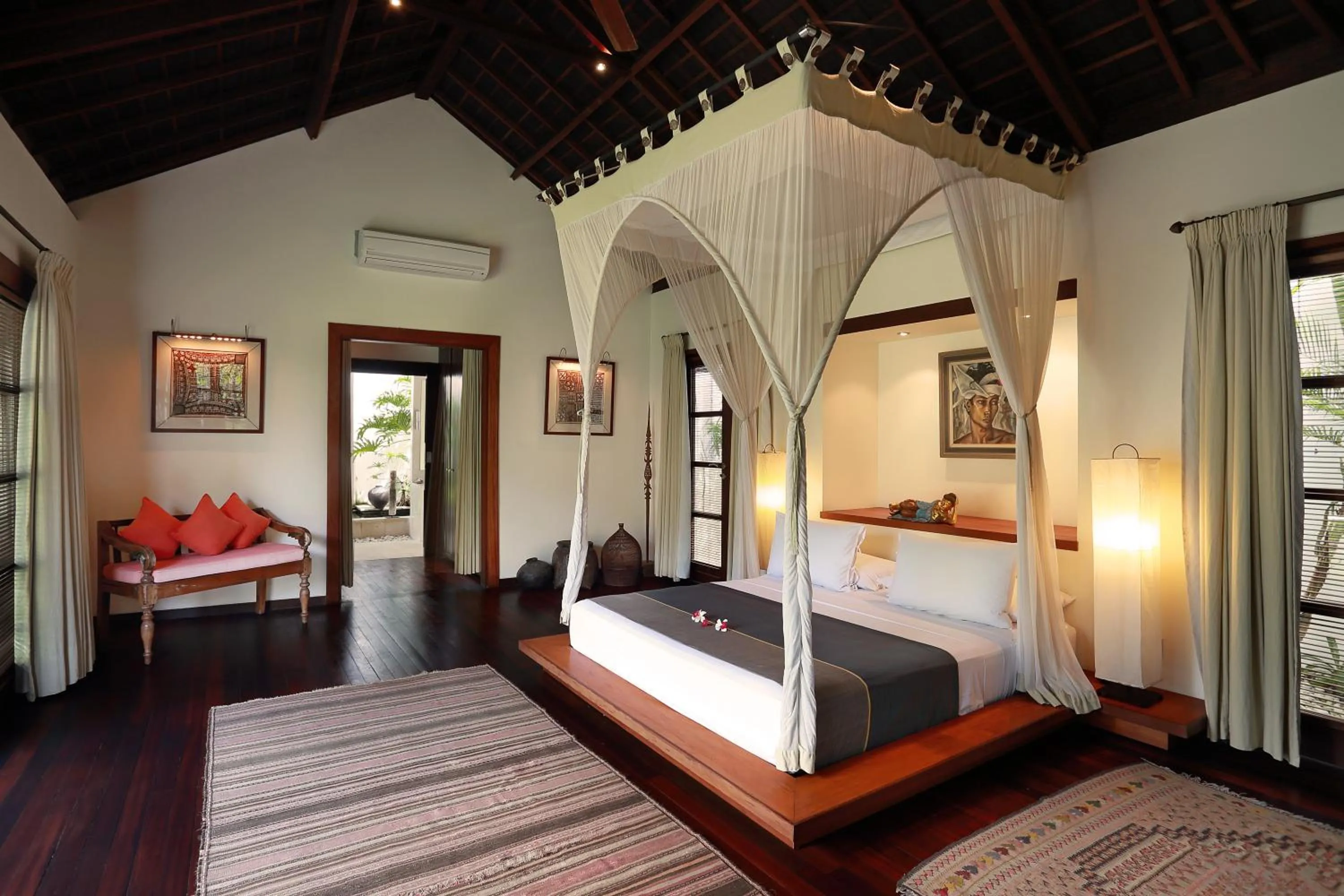 Bed in Villa Bali Asri