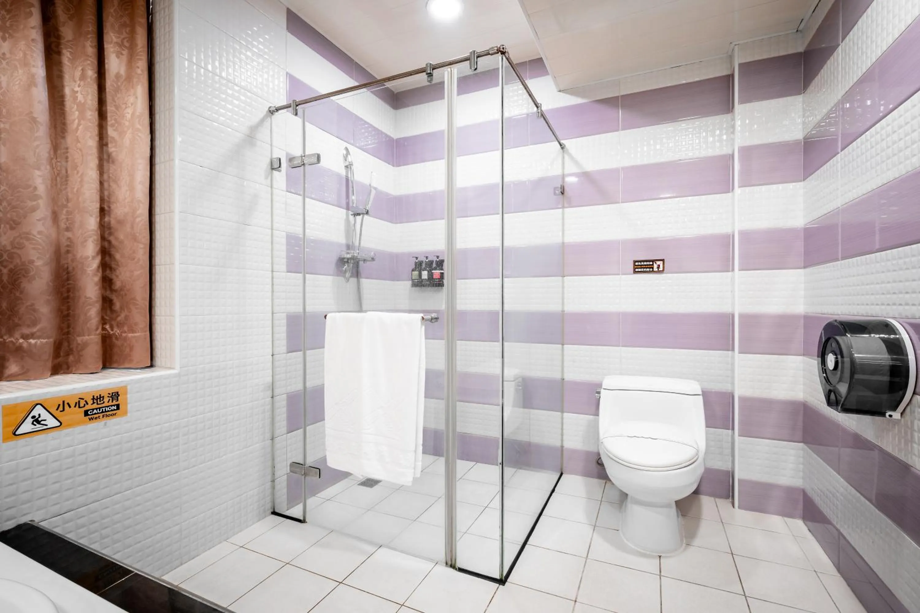 Shower in Holland Village Motel