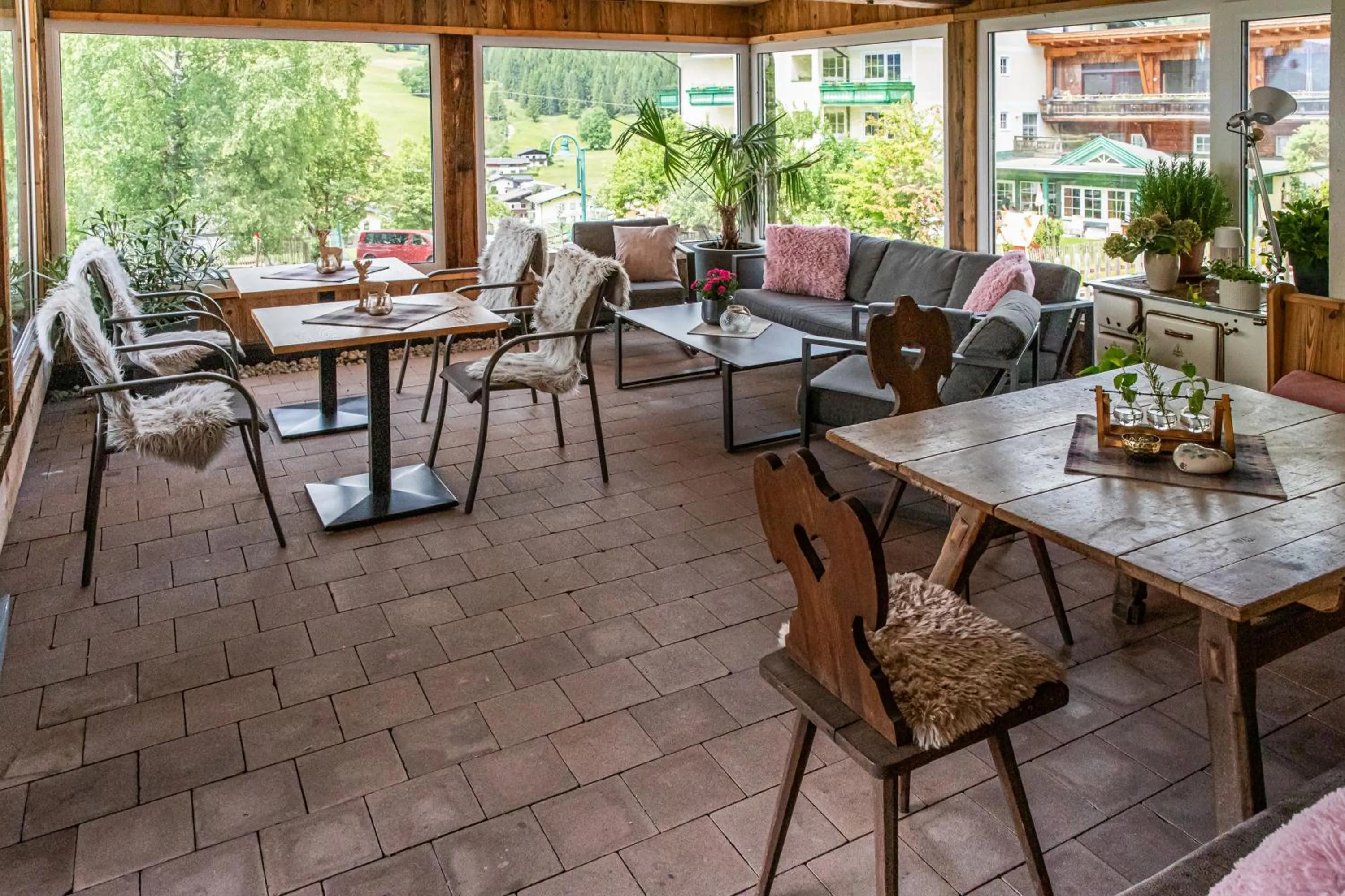 Balcony/Terrace in Landhotel Anna