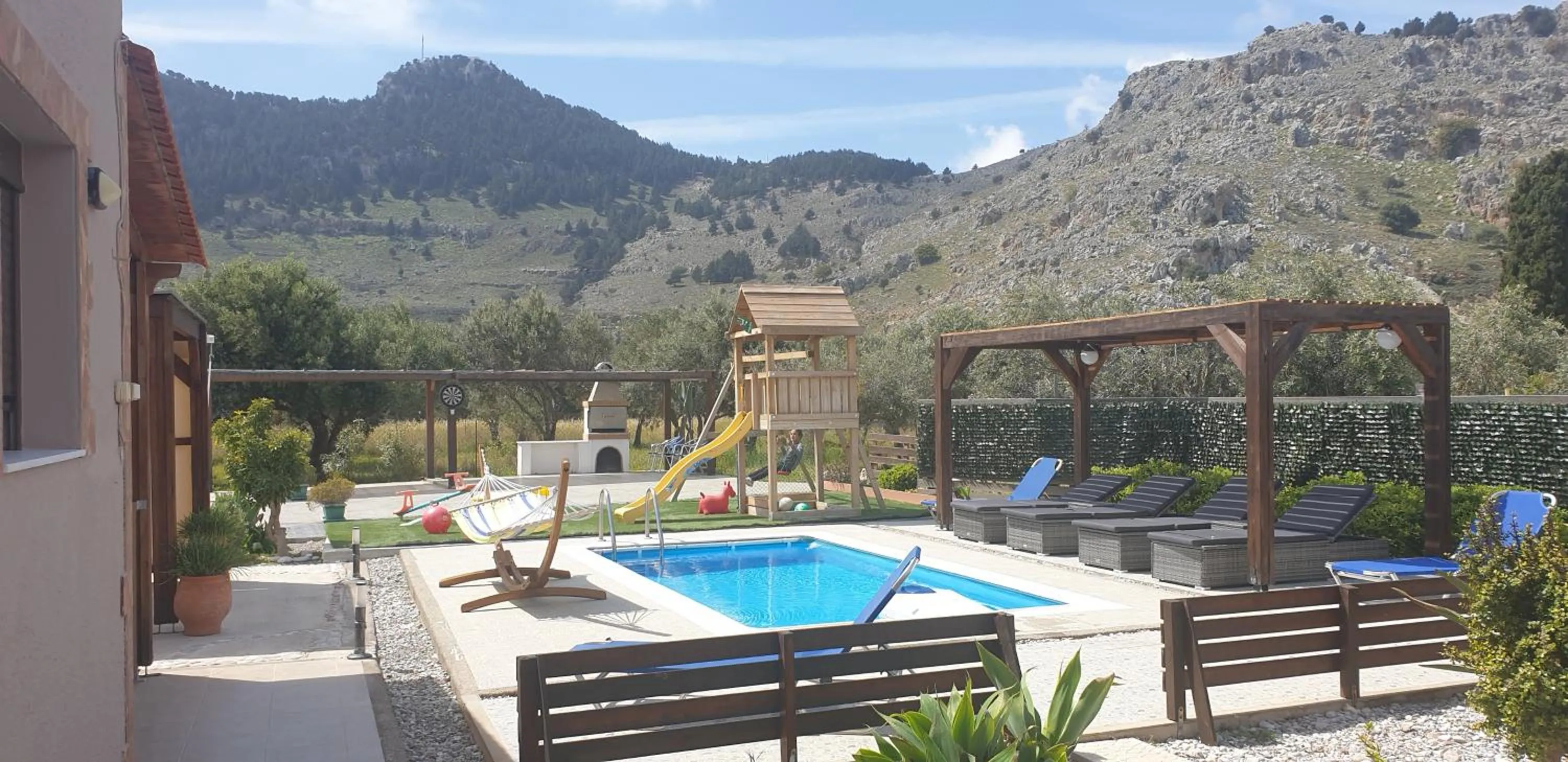 Mountain view in Stergios villa