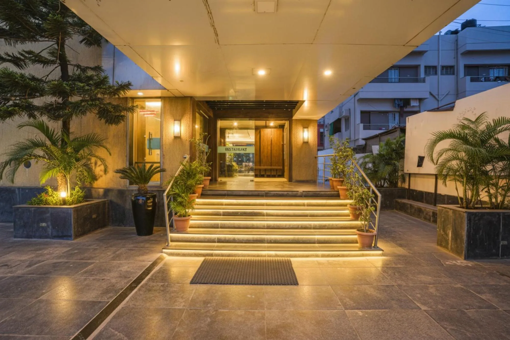 Facade/entrance in Via Heritage Palace