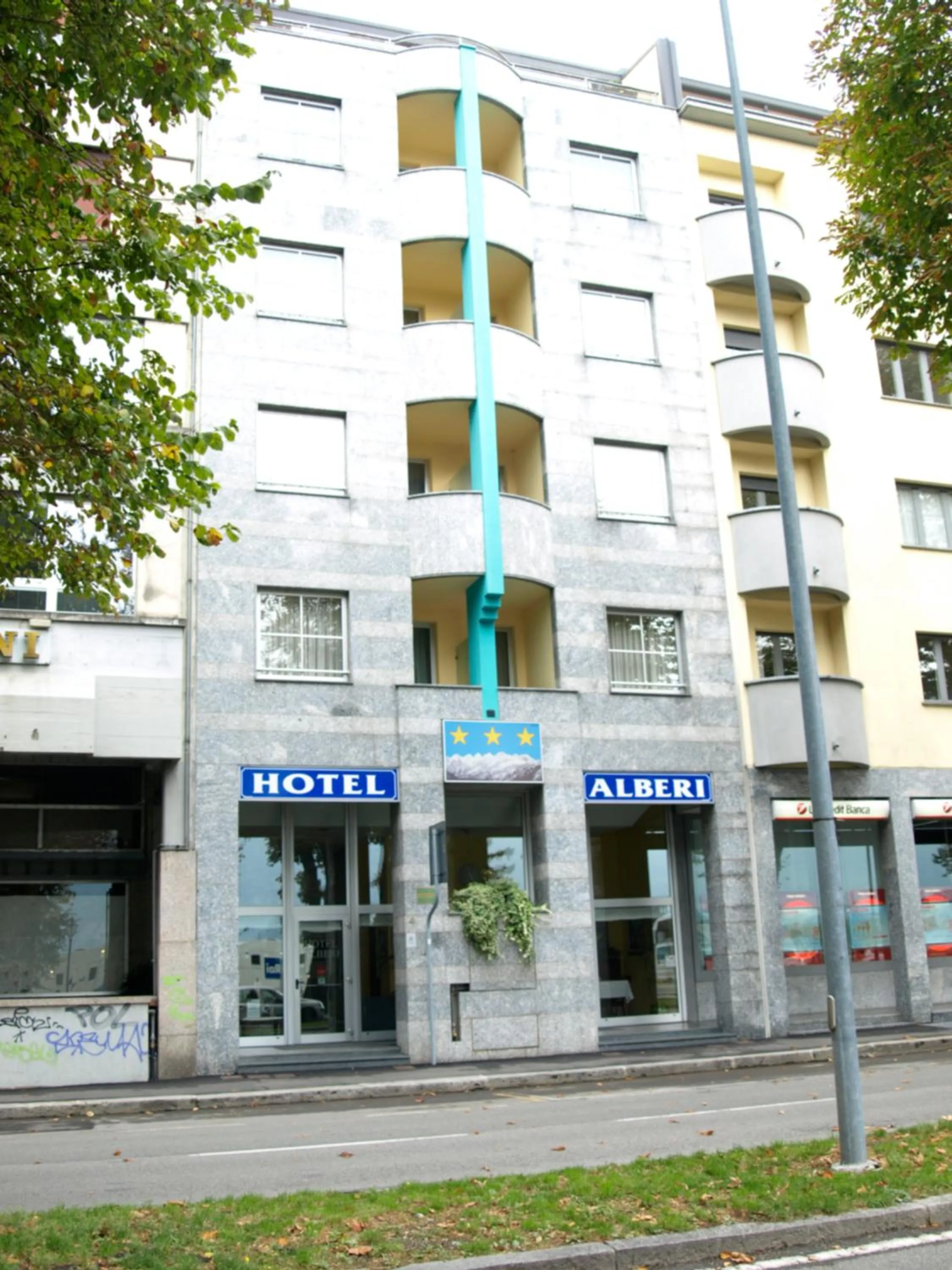 Facade/entrance in Hotel Alberi