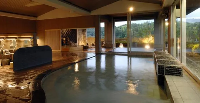 Hot Spring Bath in Izu-Nagaoka Hotel Tenbo