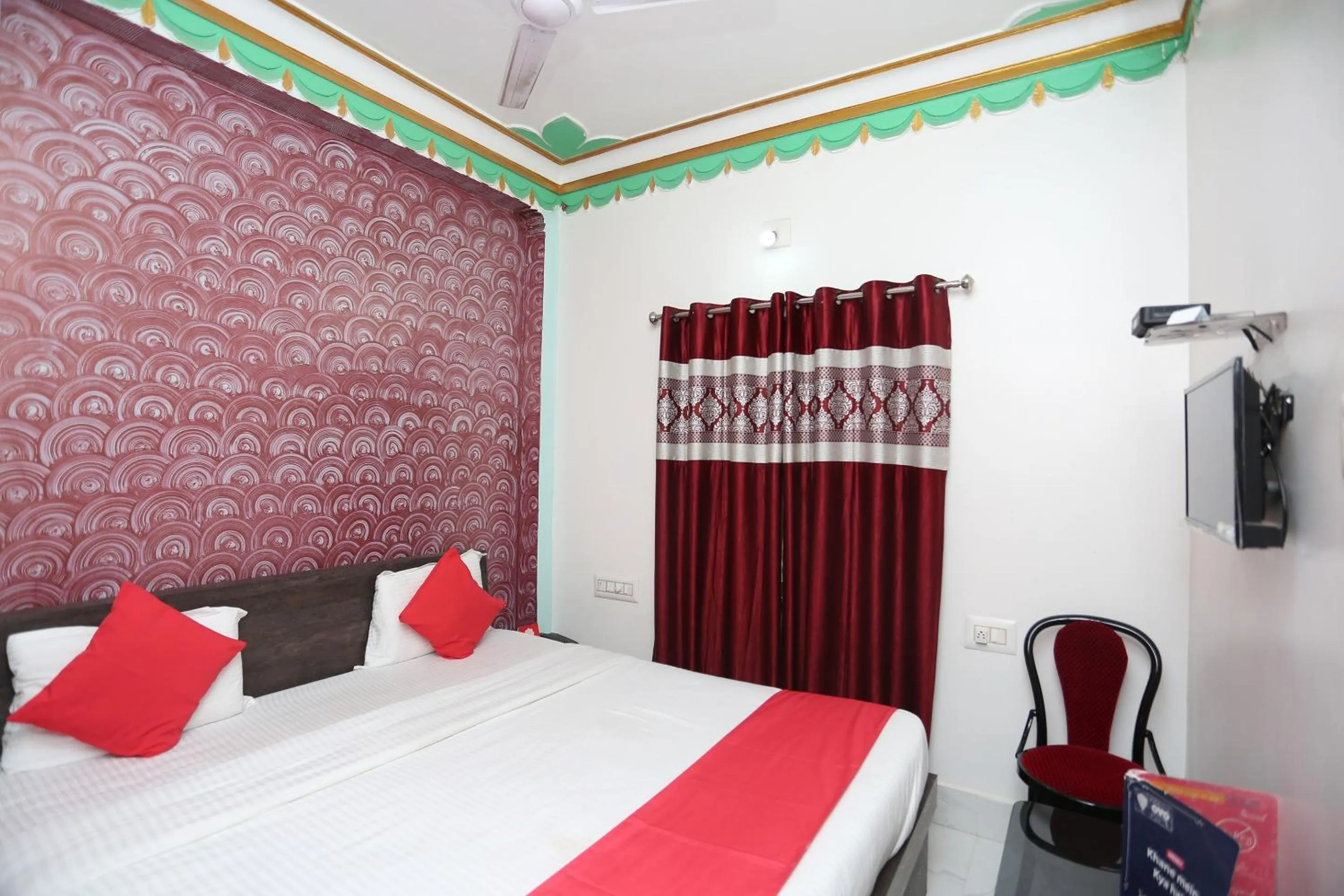 Bedroom, Bed in Hotel O Aradhya Residency