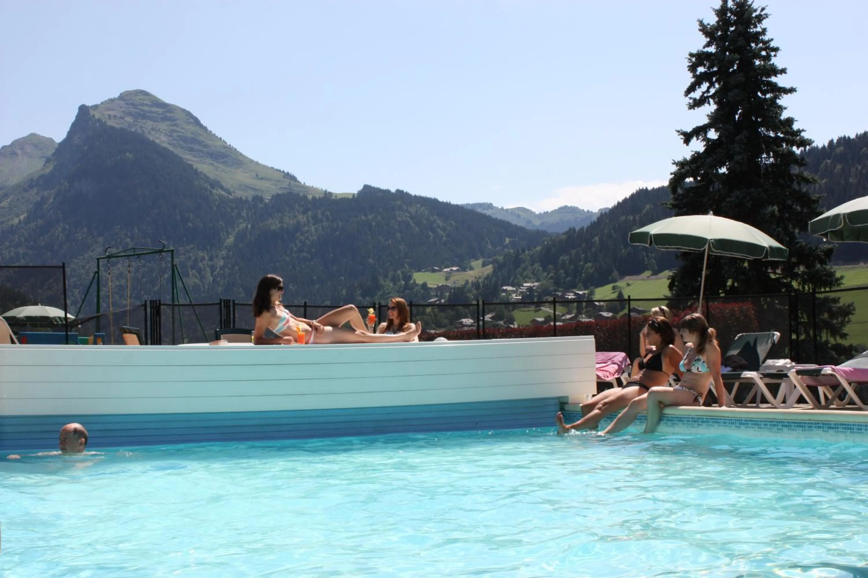 Swimming pool in L'Hermine Blanche