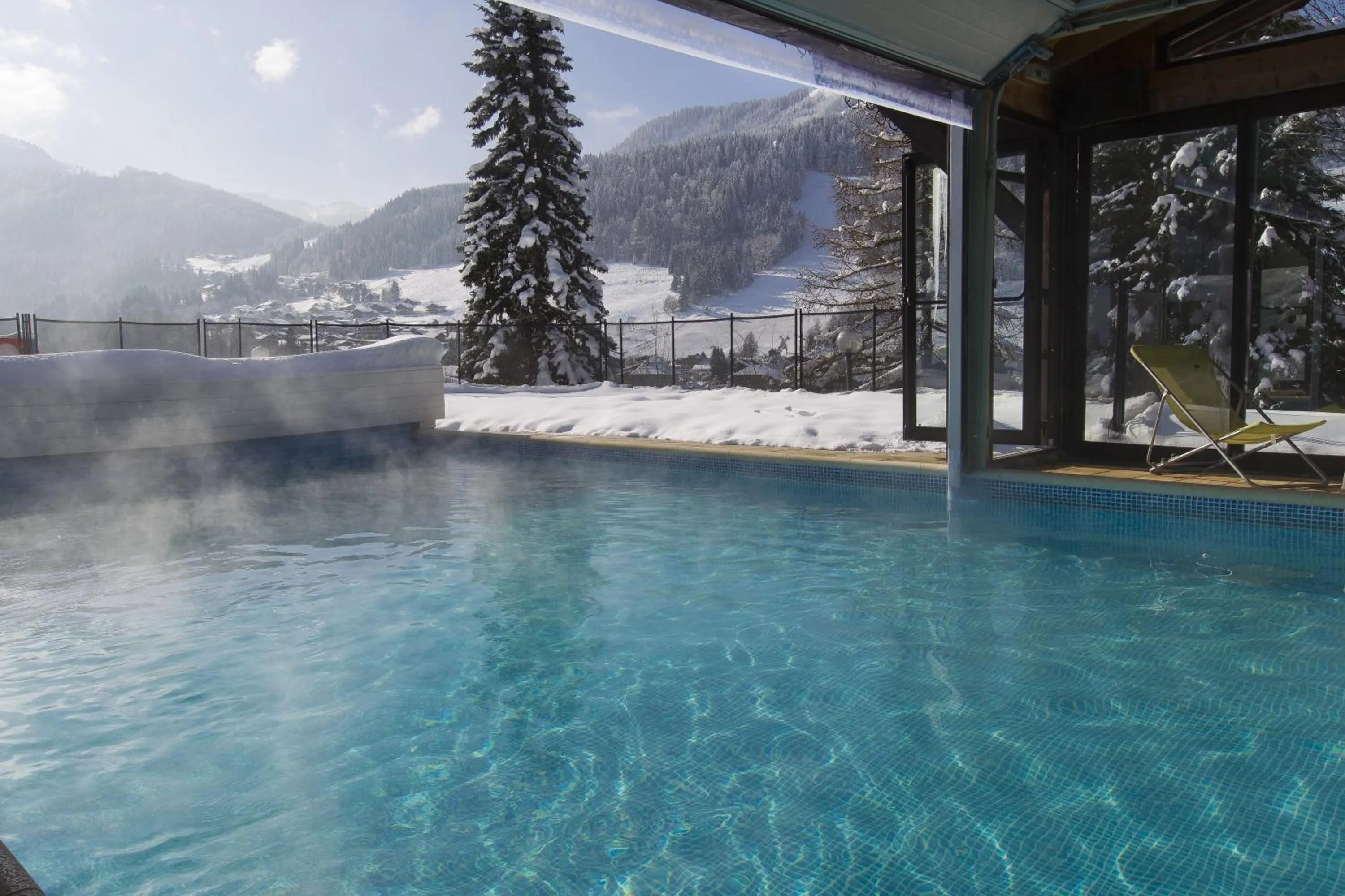 Swimming pool in L'Hermine Blanche