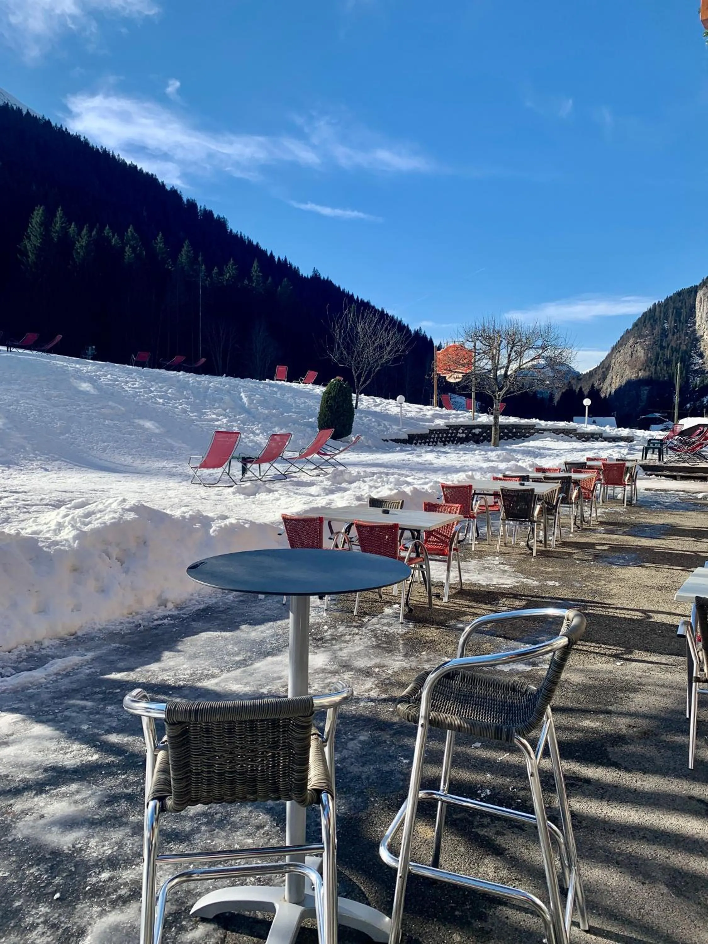 Patio in Hameau des Prodains - Hôtel