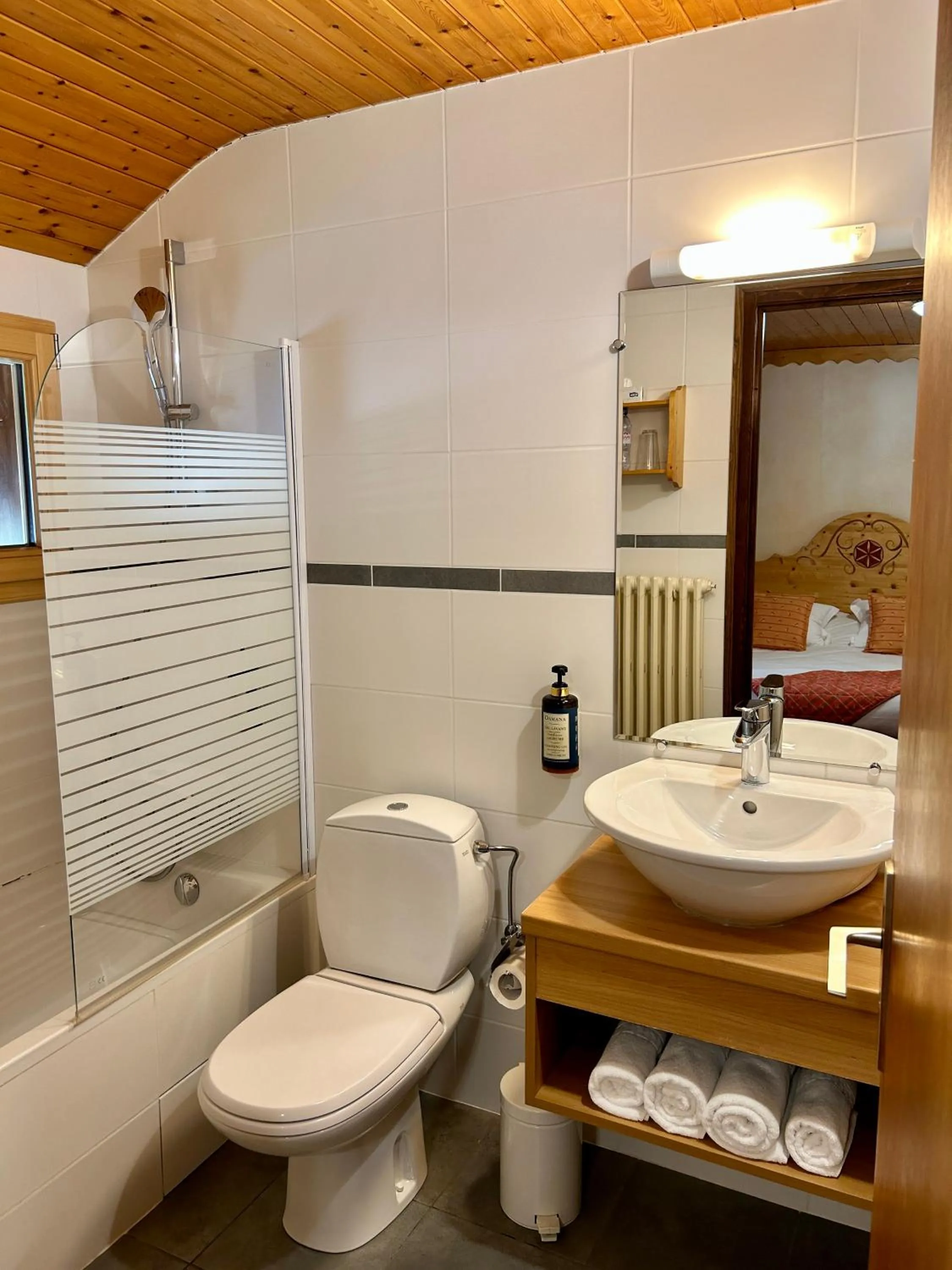 Toilet in Hameau des Prodains - Hôtel