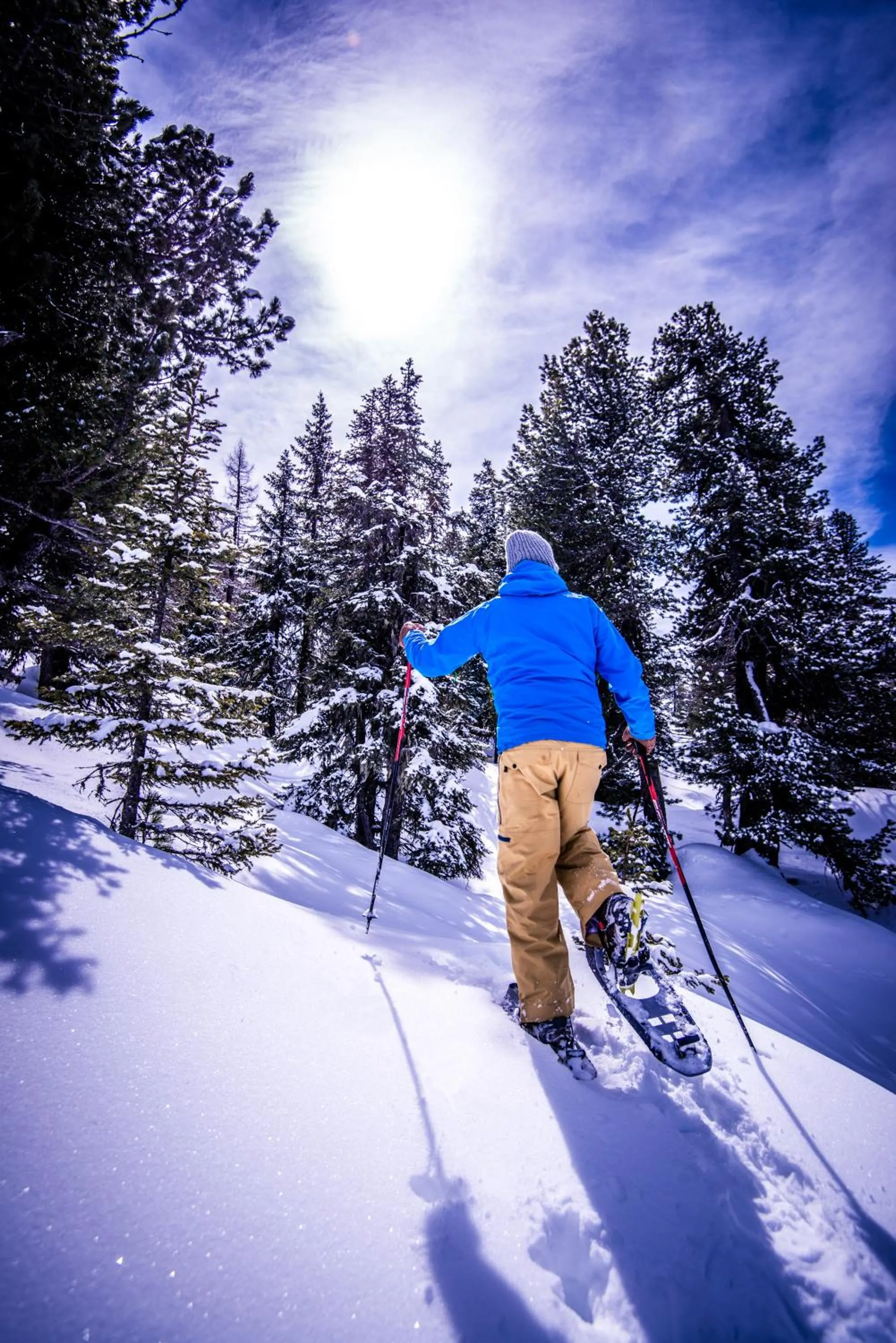 Skiing in Hotel Eden Rock