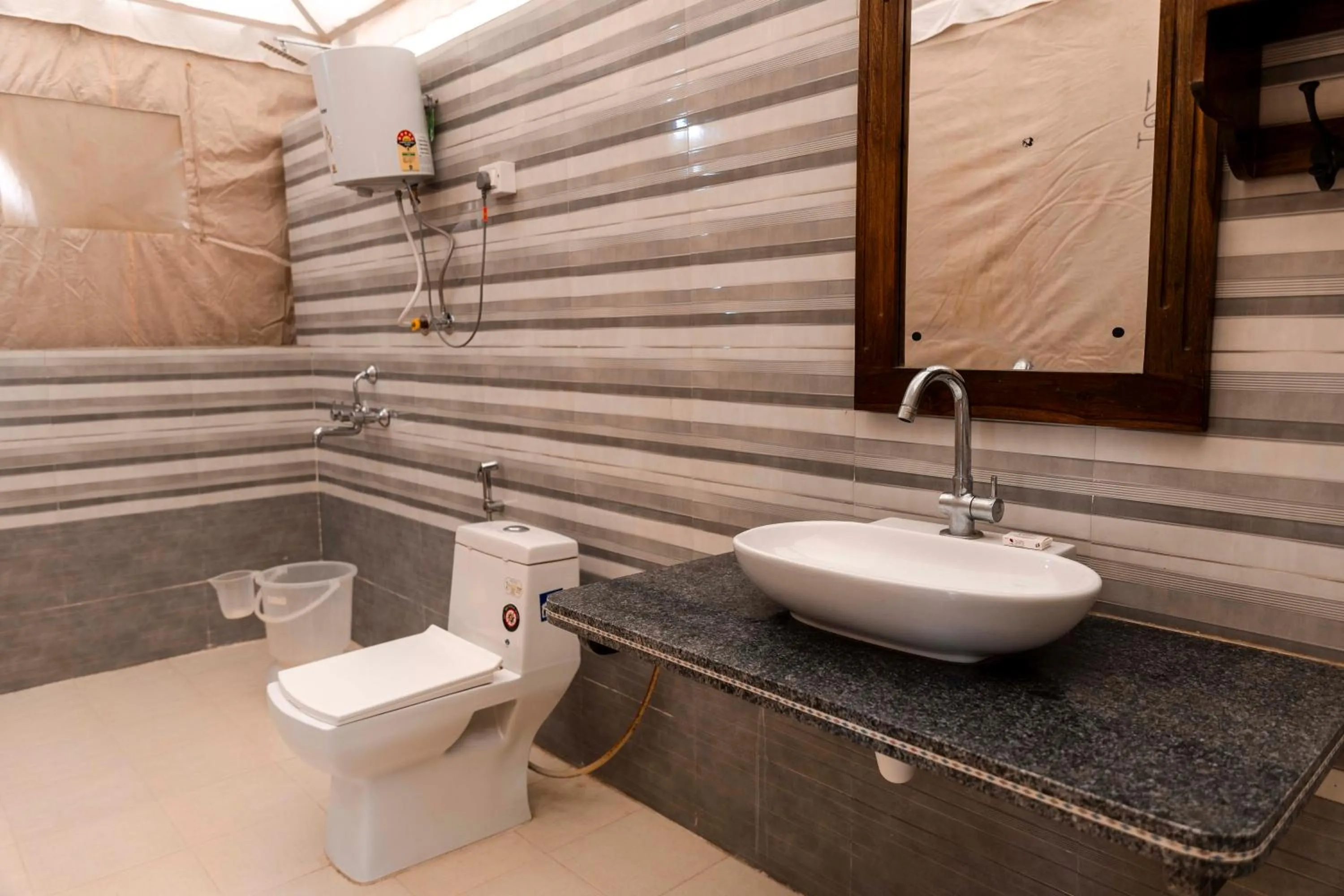 Toilet in Nomads heaven desert camp jaisalmer