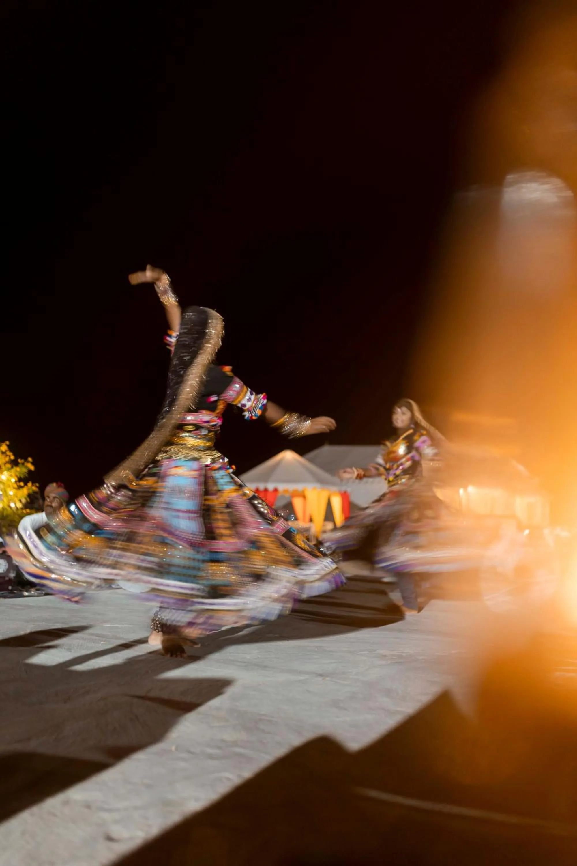 Entertainment in Nomads heaven desert camp jaisalmer