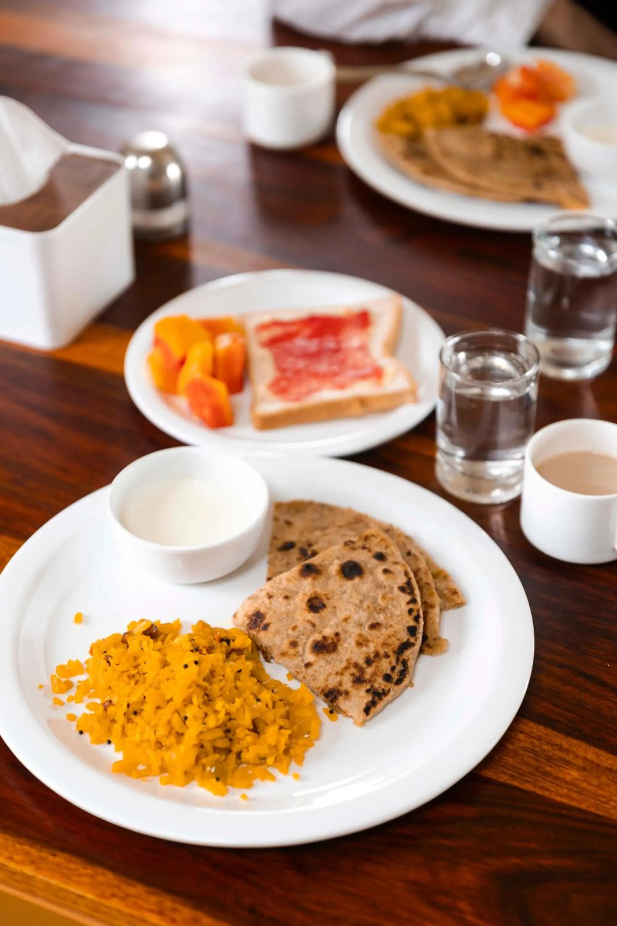 Food and drinks in Nomads heaven desert camp jaisalmer