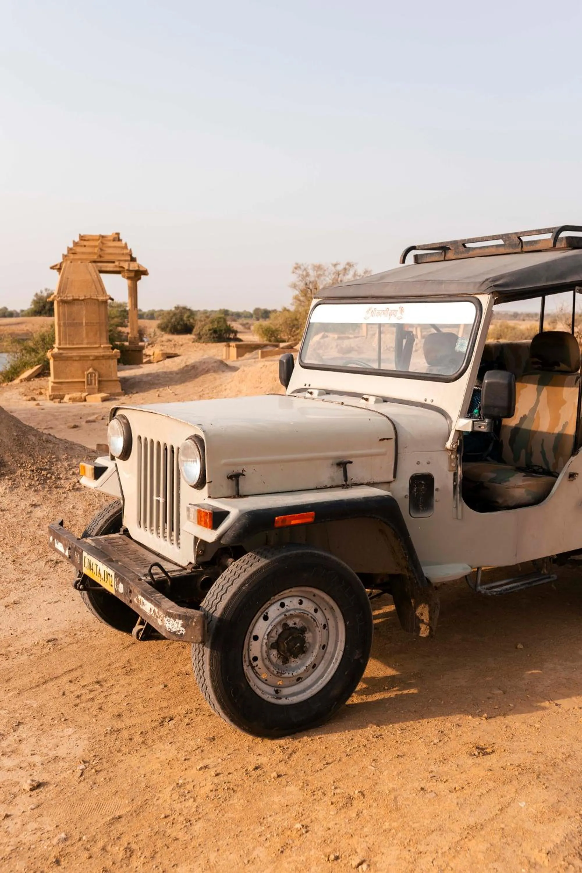 Landmark view in Nomads heaven desert camp jaisalmer